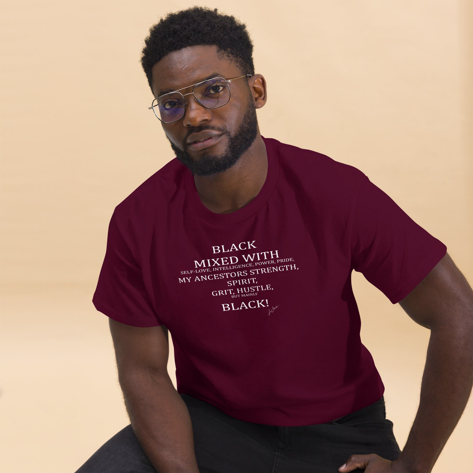 Black Mixed Men's classic tee - LeMack
