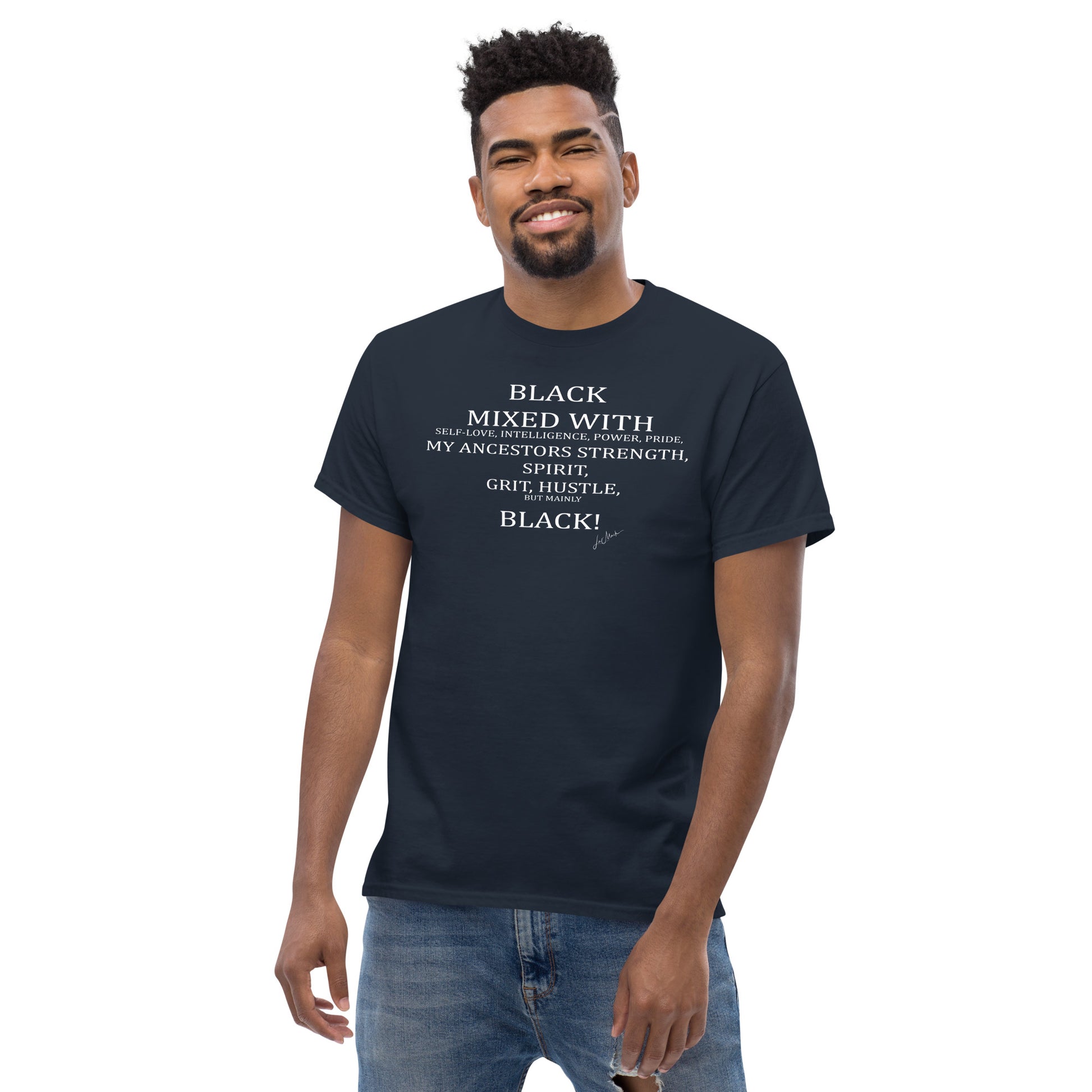 Black Mixed Men's classic tee - LeMack