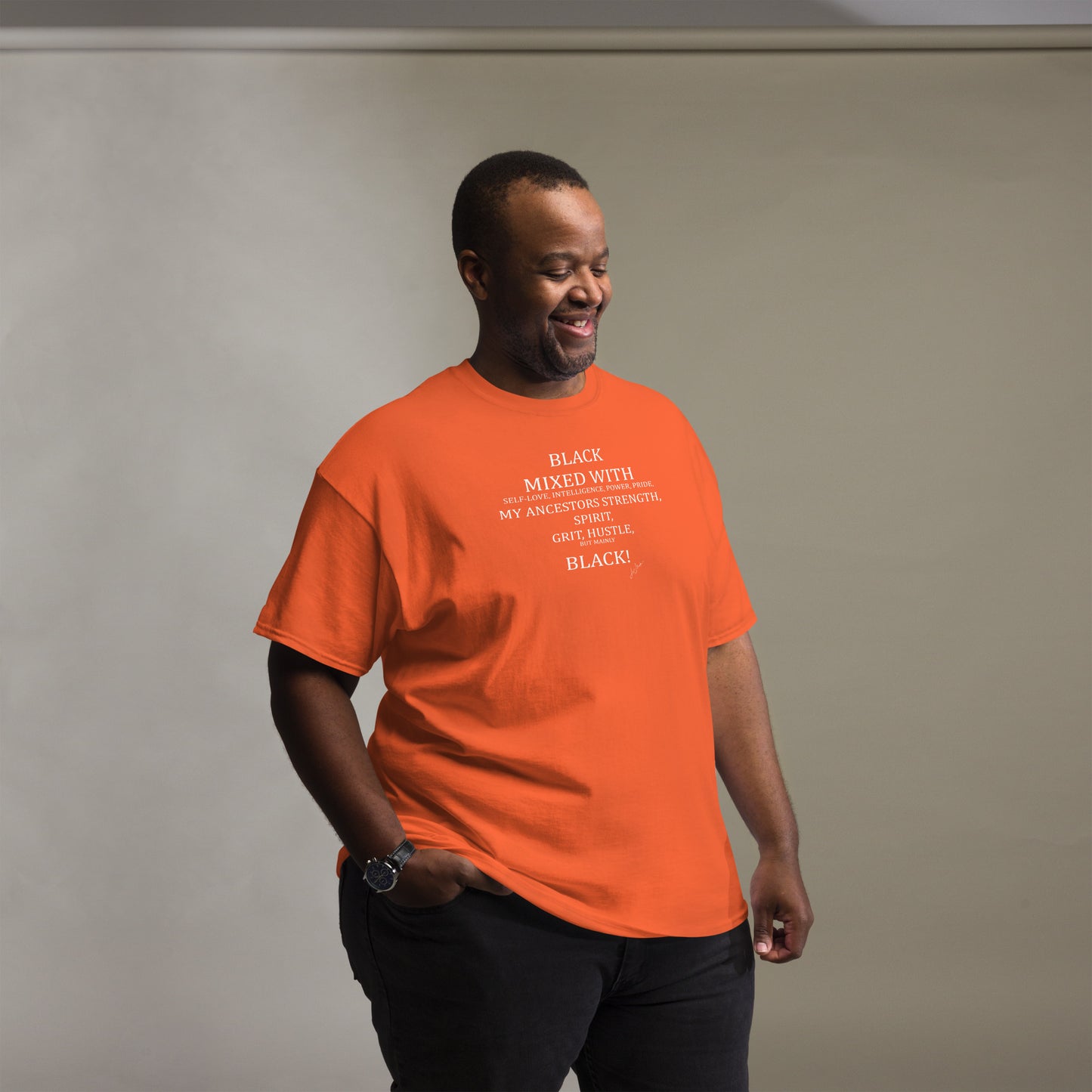 Black Mixed Men's classic tee - LeMack