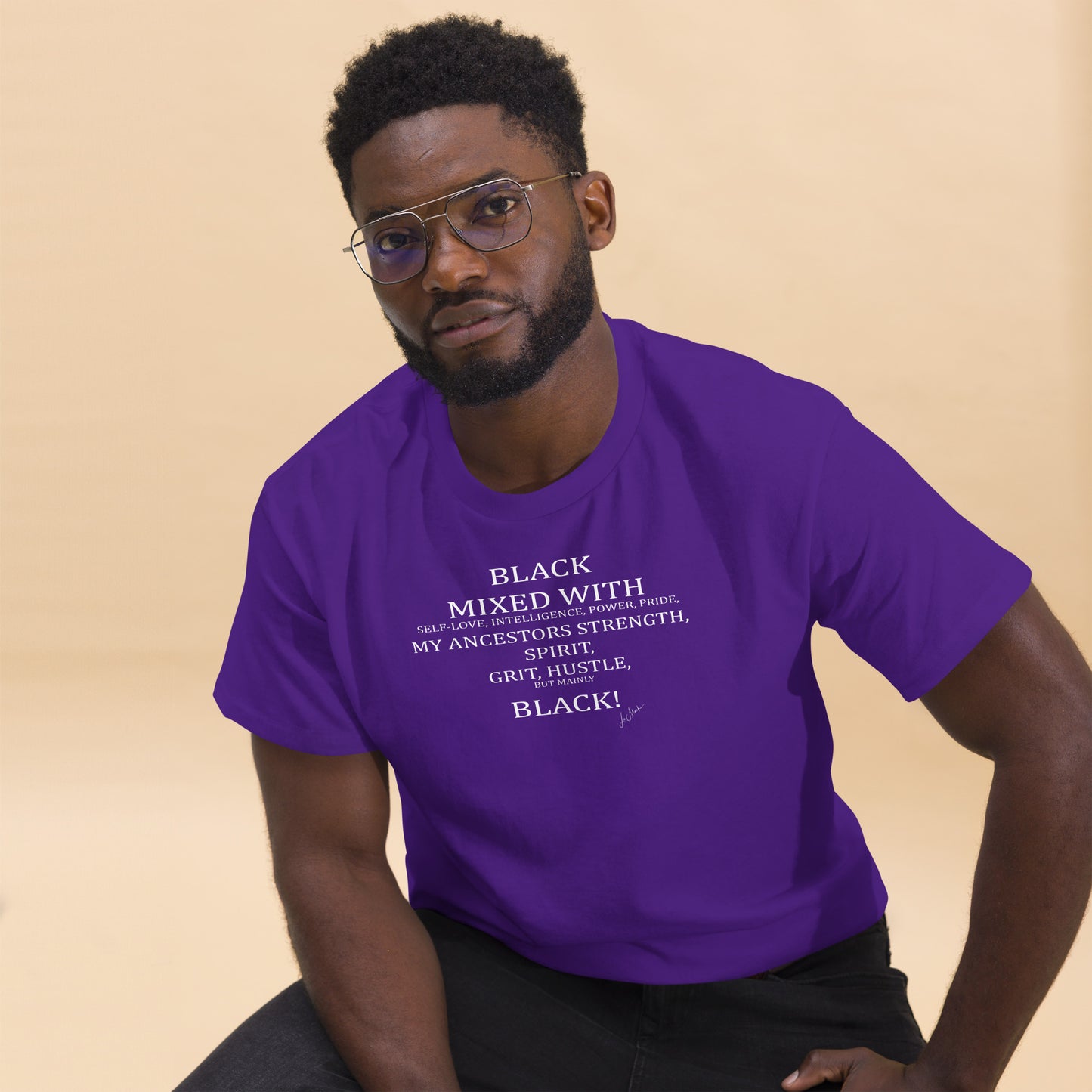 Black Mixed Men's classic tee - LeMack