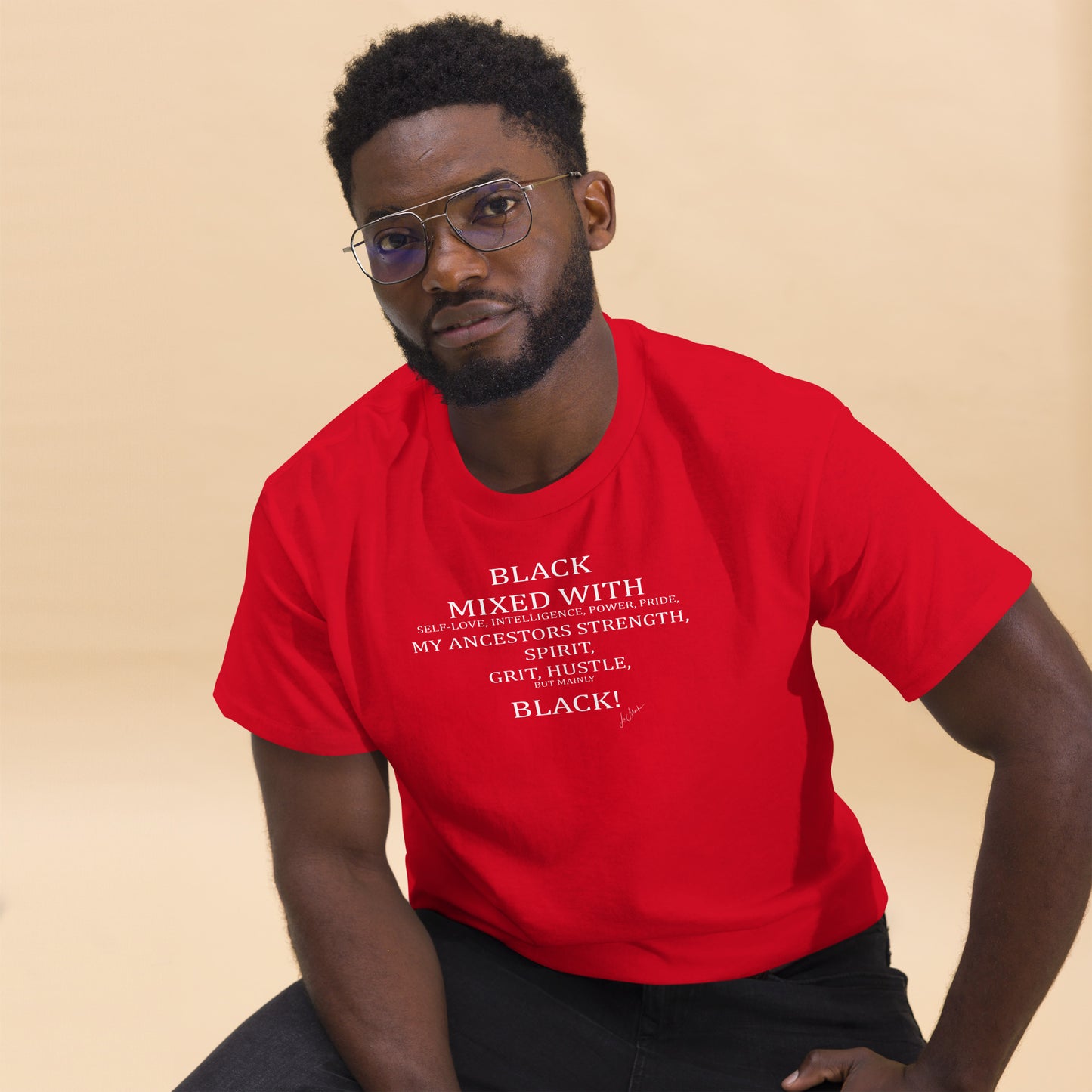Black Mixed Men's classic tee - LeMack