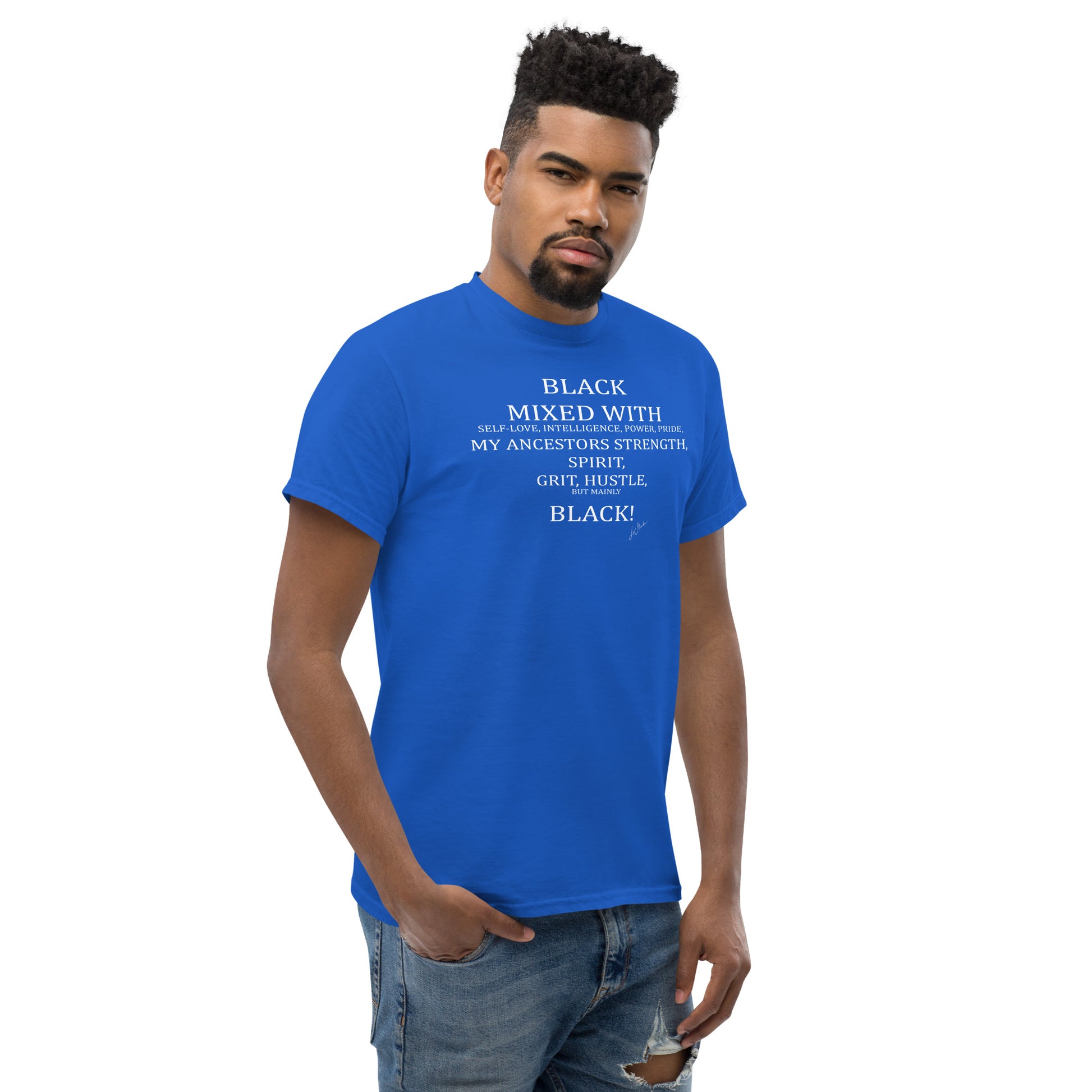 Black Mixed Men's classic tee - LeMack