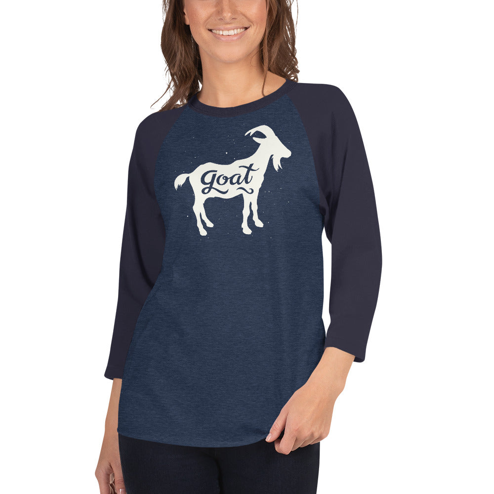 Goat 3/4 sleeve raglan shirt - LeMack