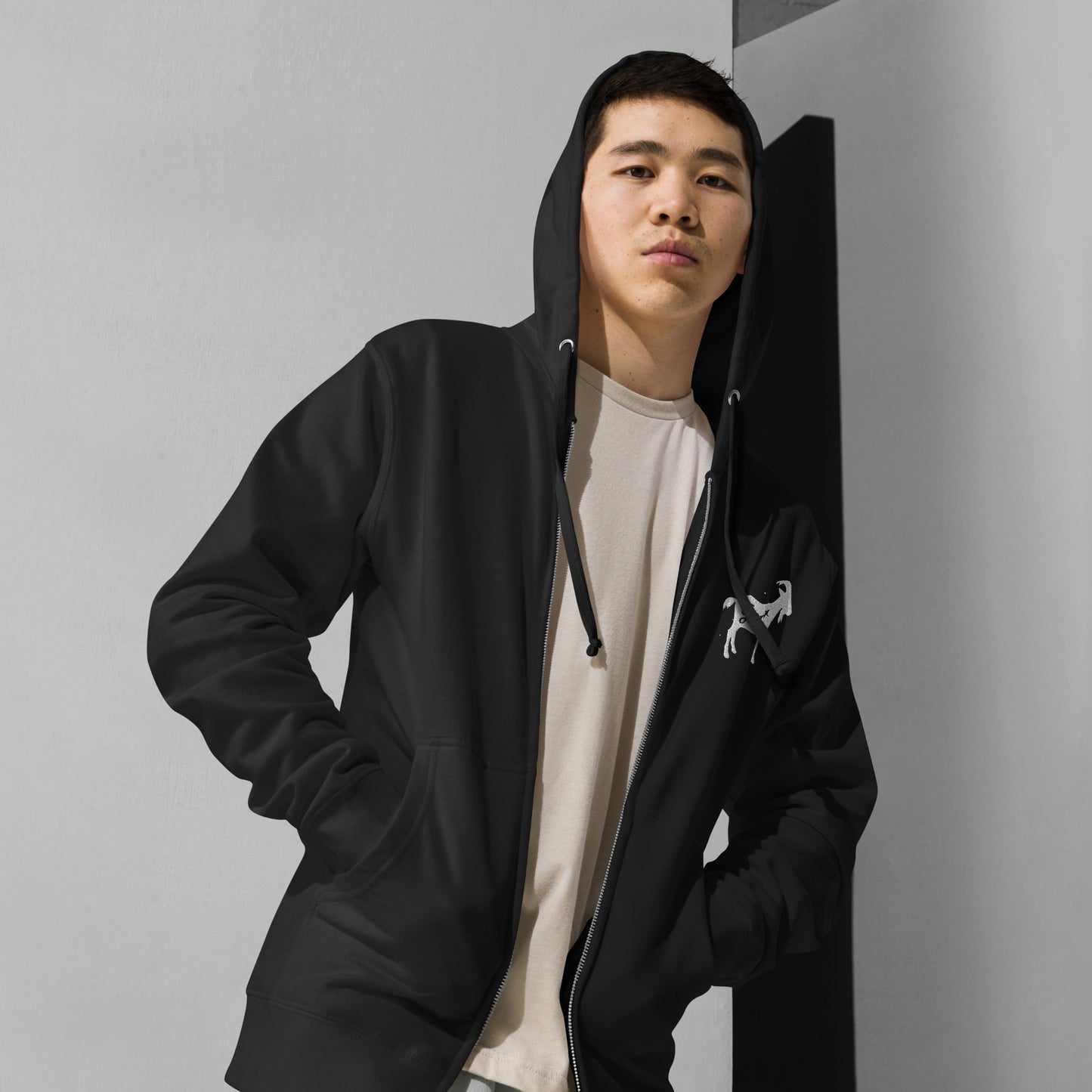 Goat Unisex fleece ZIP UP hoodie - LeMack