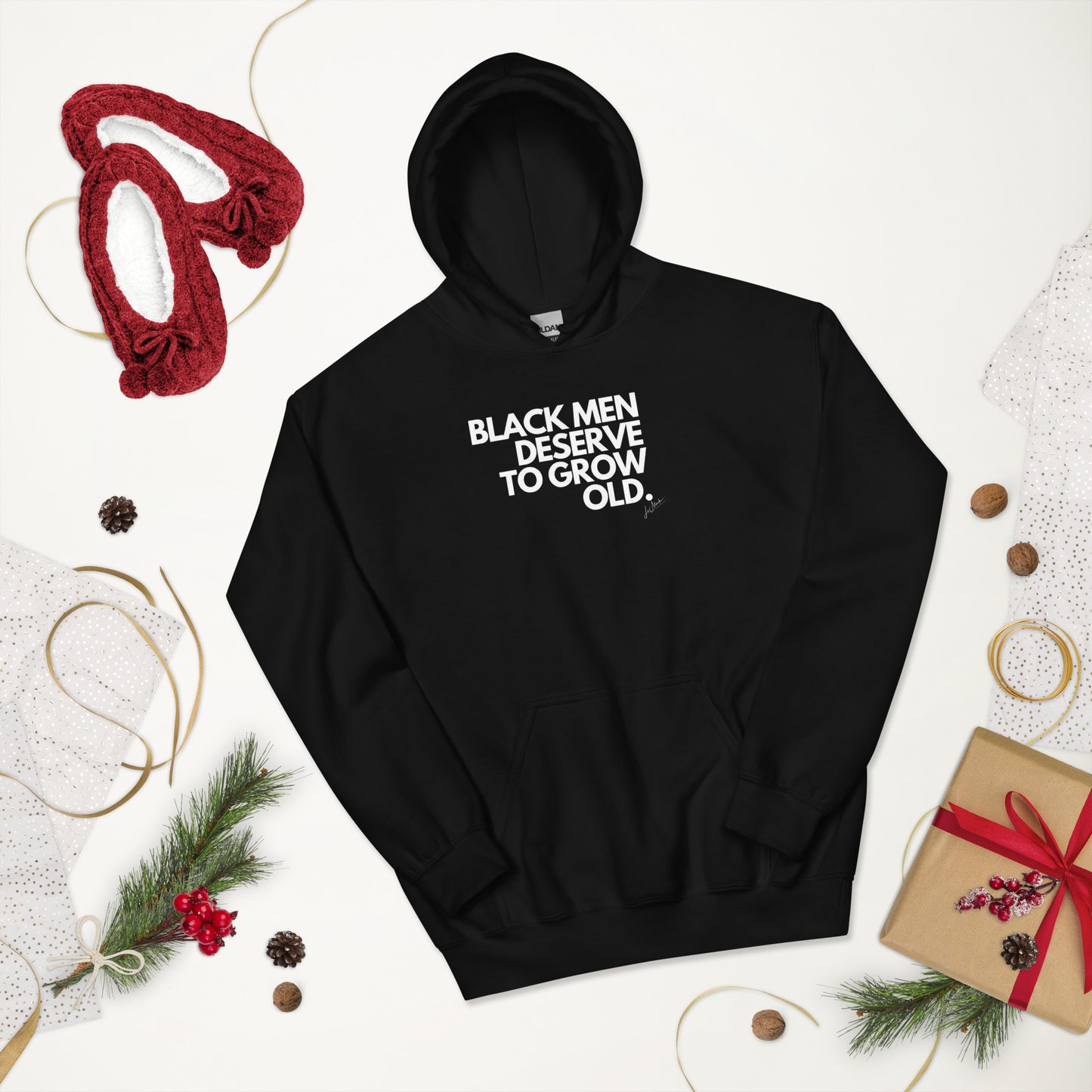 Black Men Deserve to Grow Old Unisex Hoodie - LeMack