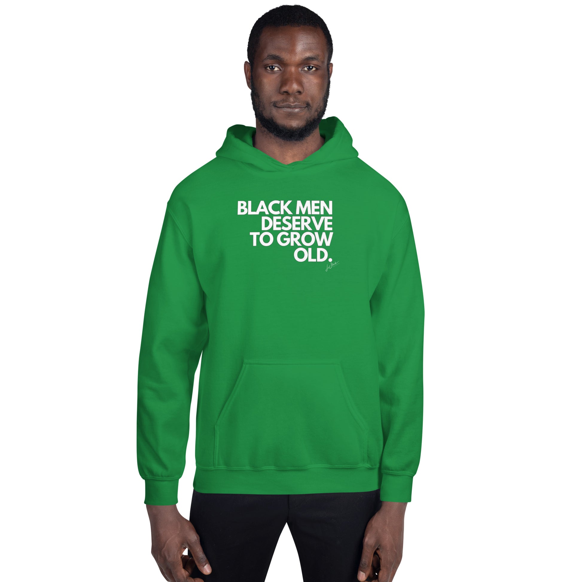 Black Men Deserve to Grow Old Unisex Hoodie - LeMack