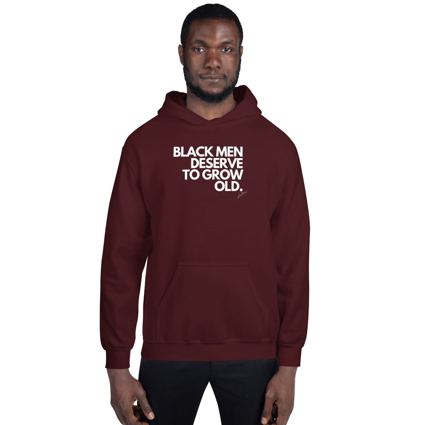 Black Men Deserve to Grow Old Unisex Hoodie - LeMack