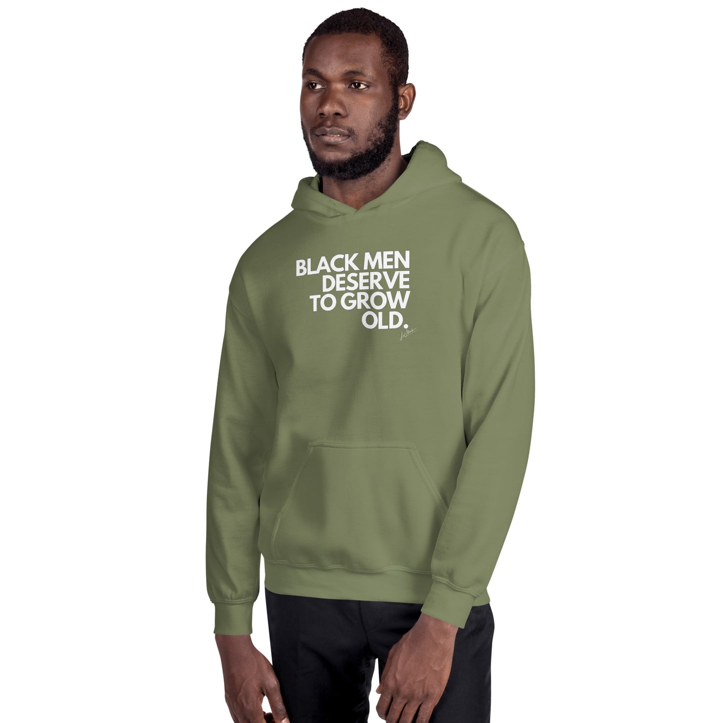Black Men Deserve to Grow Old Unisex Hoodie - LeMack