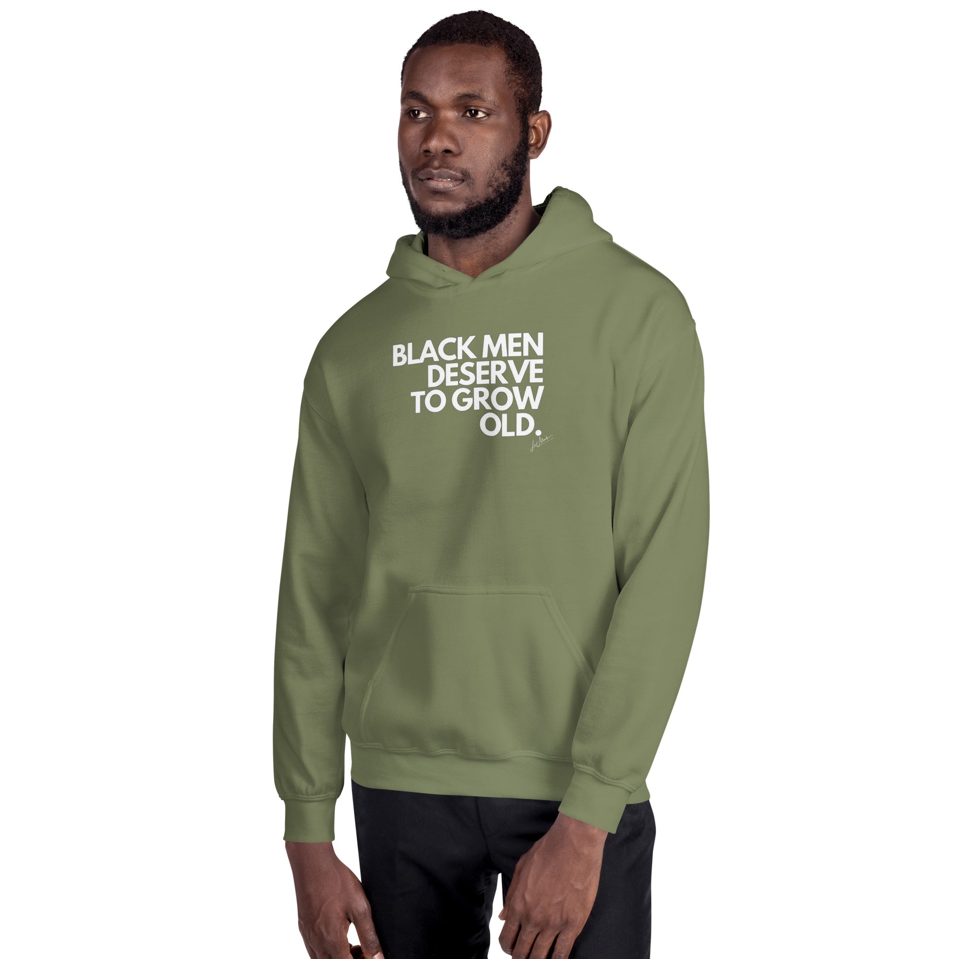 Black Men Deserve to Grow Old Unisex Hoodie - LeMack