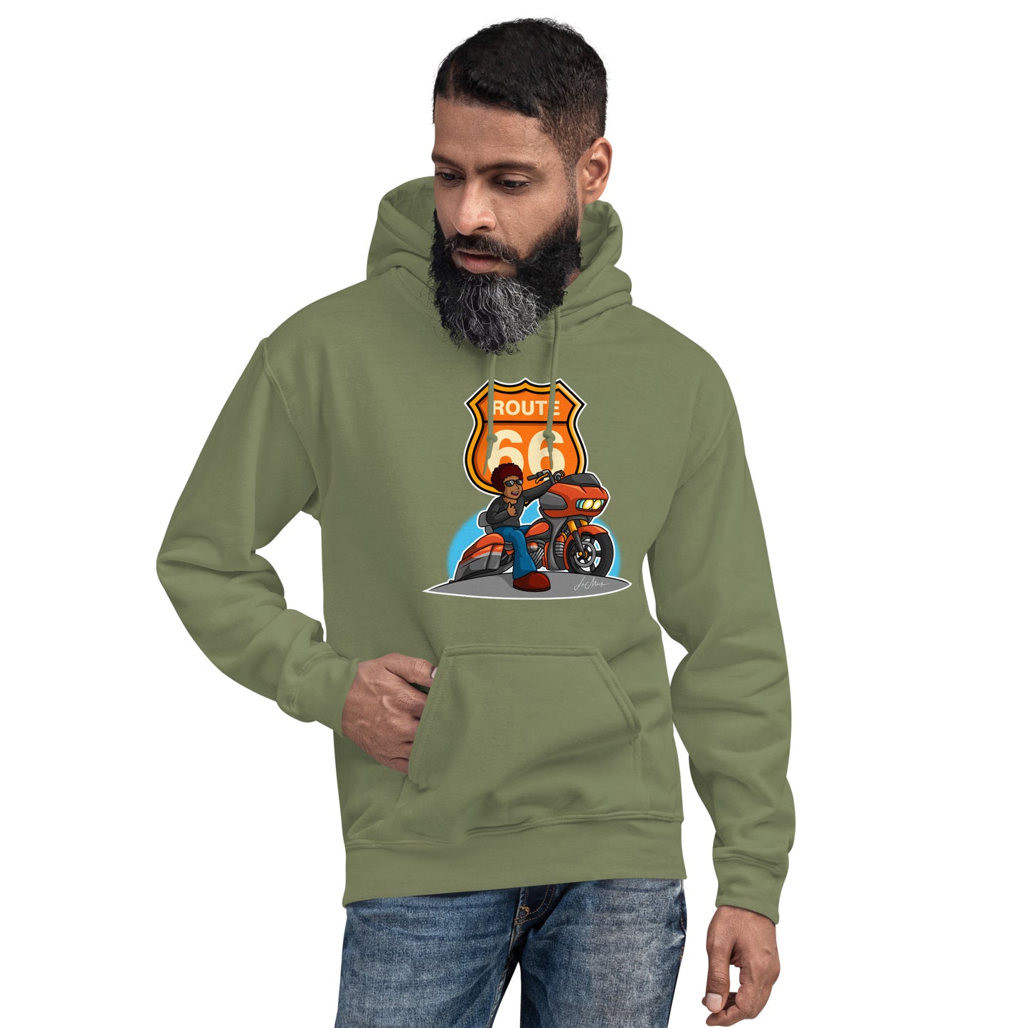 Route 66 Unisex Hoodie - LeMack