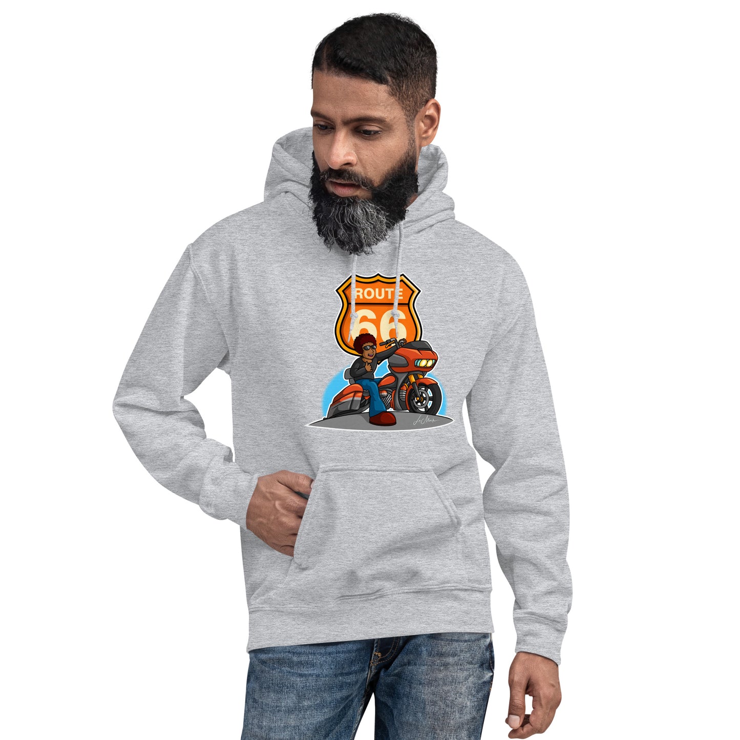 Route 66 Unisex Hoodie - LeMack