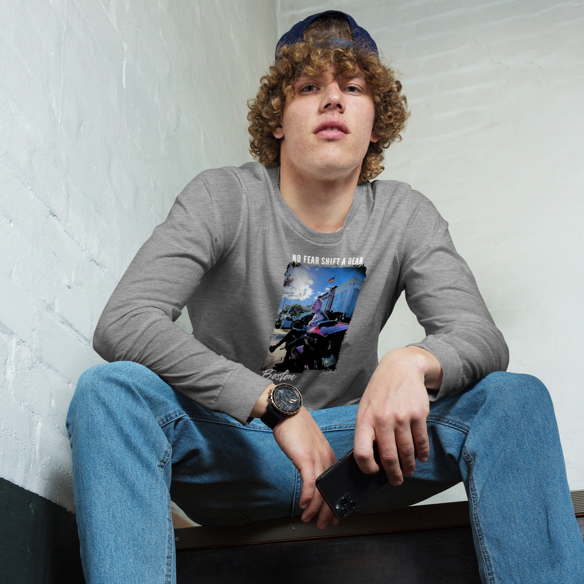 No Fear "Boston" Unisex Long Sleeve Tee - LeMack