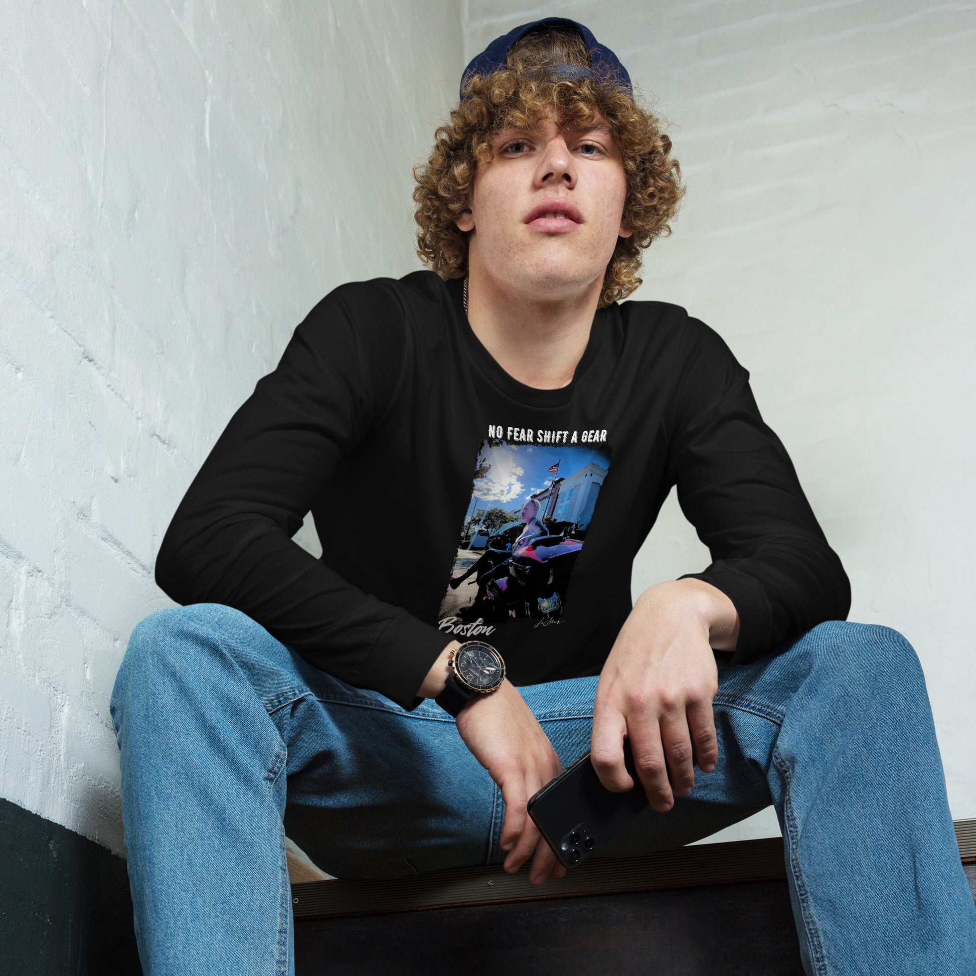 No Fear "Boston" Unisex Long Sleeve Tee - LeMack