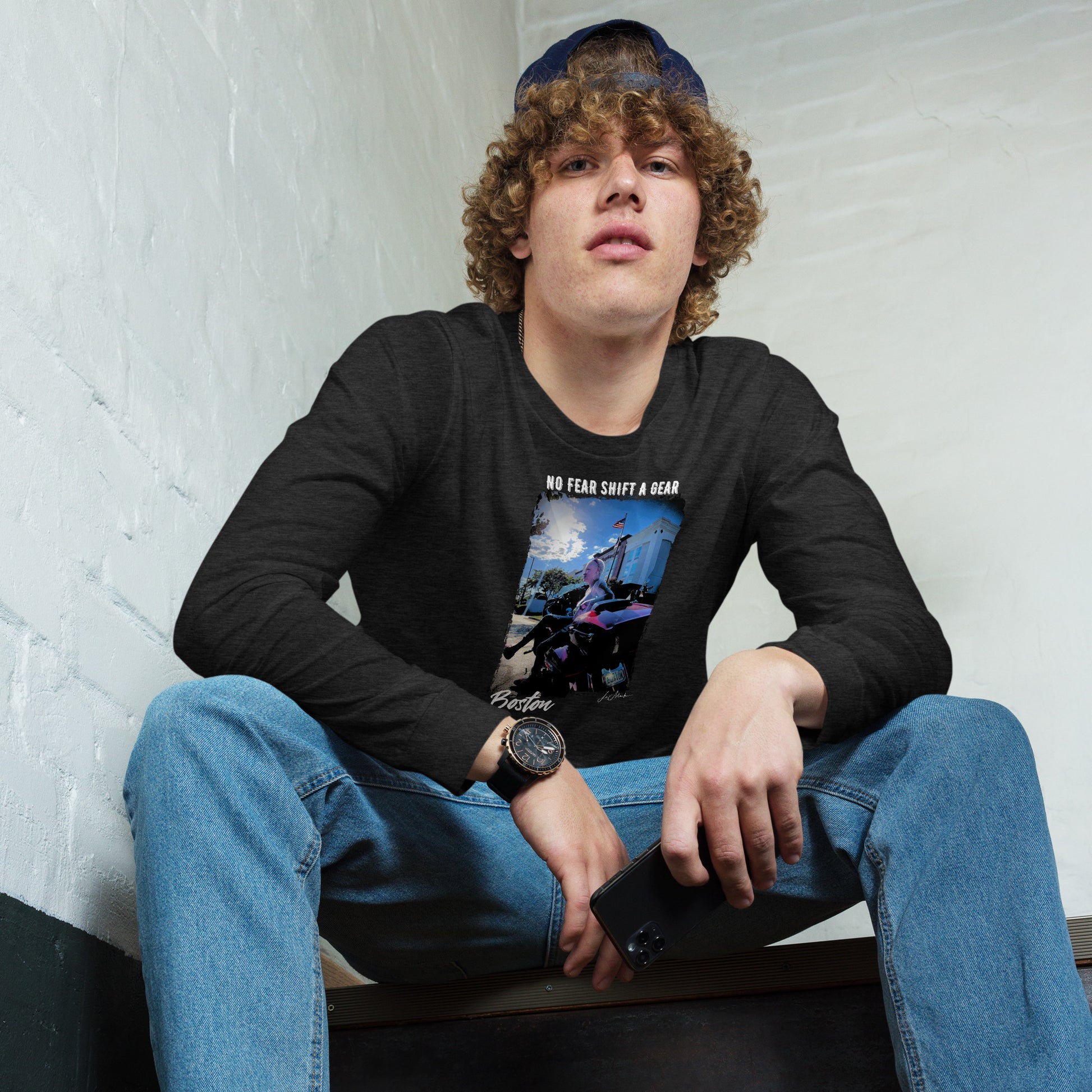 No Fear "Boston" Unisex Long Sleeve Tee - LeMack