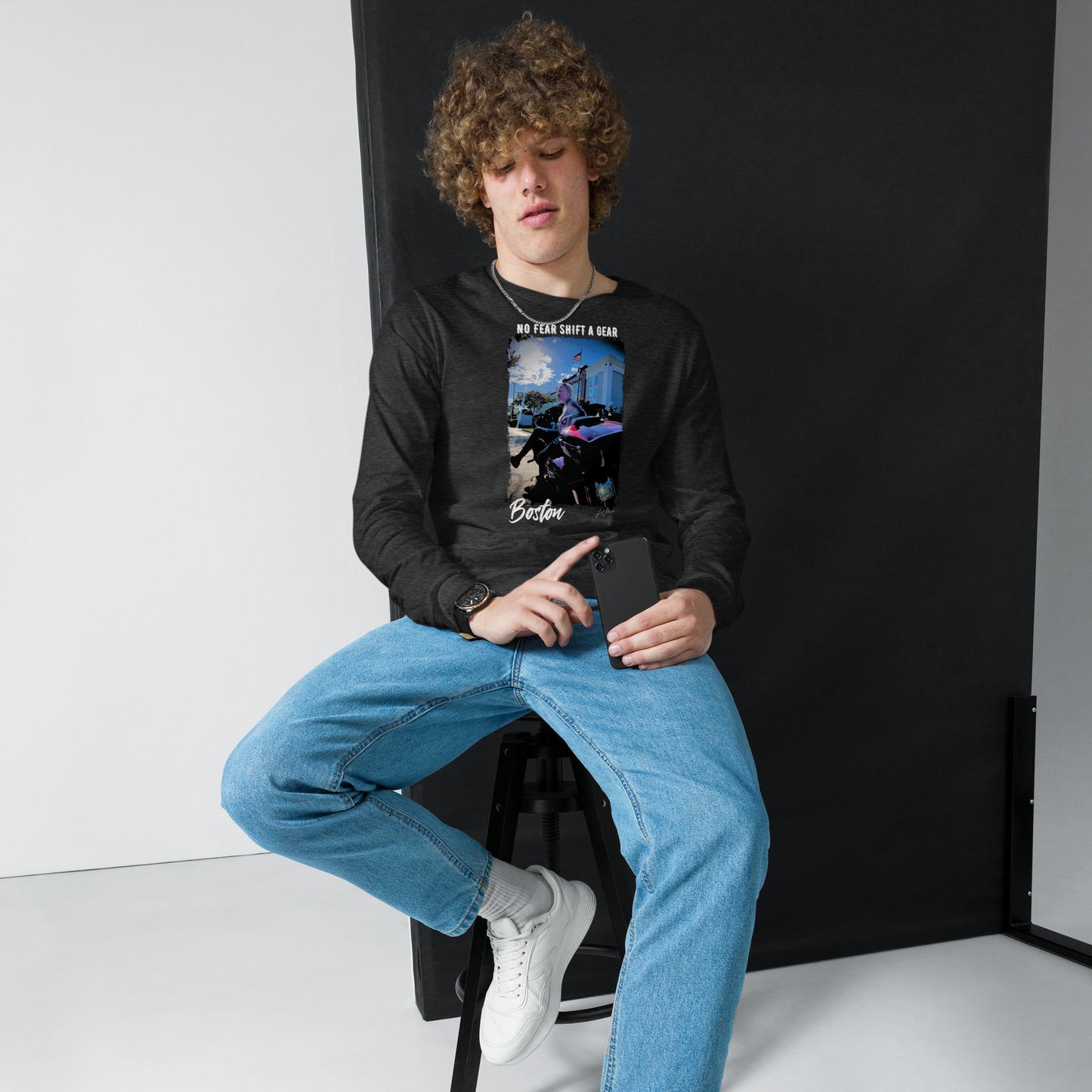 No Fear "Boston" Unisex Long Sleeve Tee - LeMack