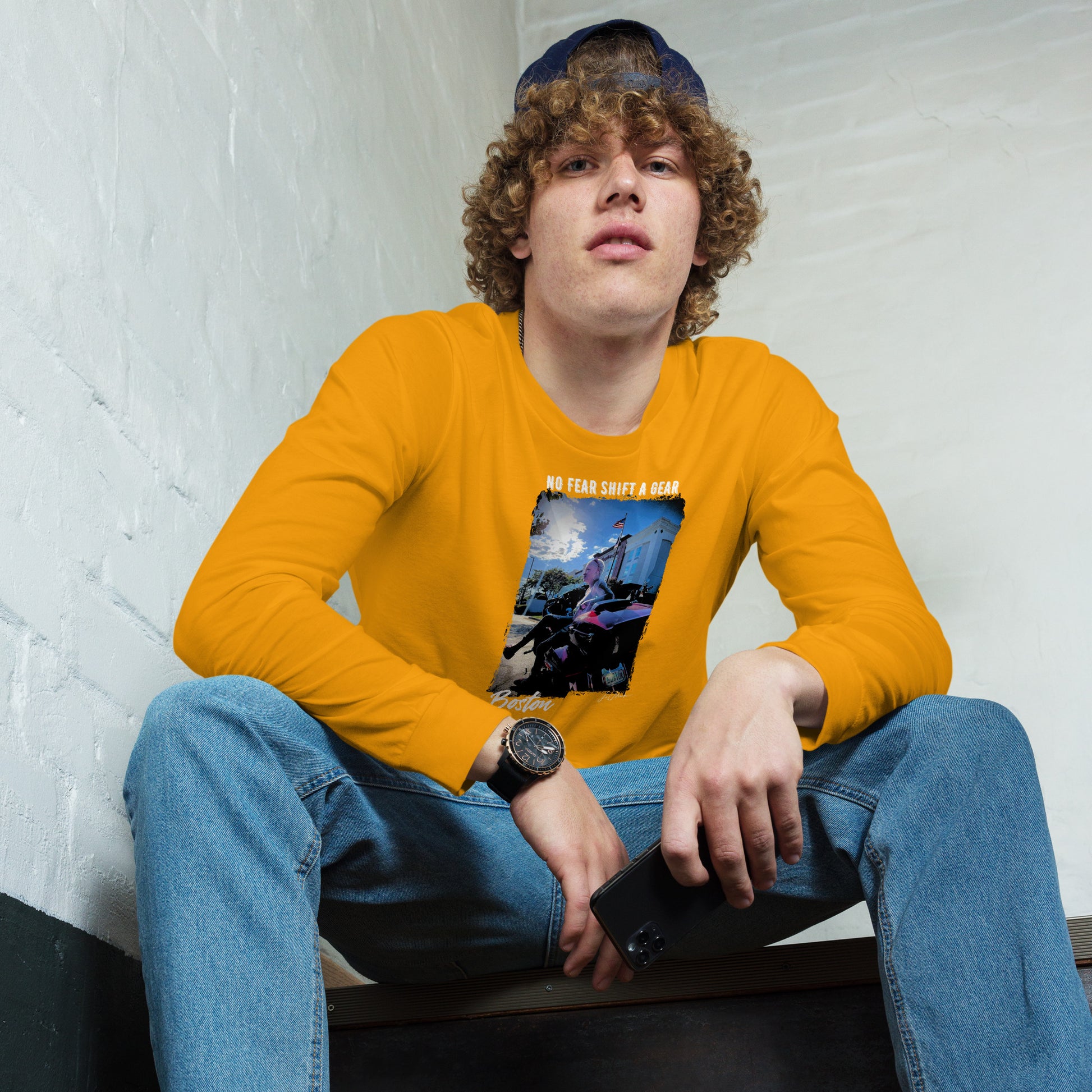 No Fear "Boston" Unisex Long Sleeve Tee - LeMack