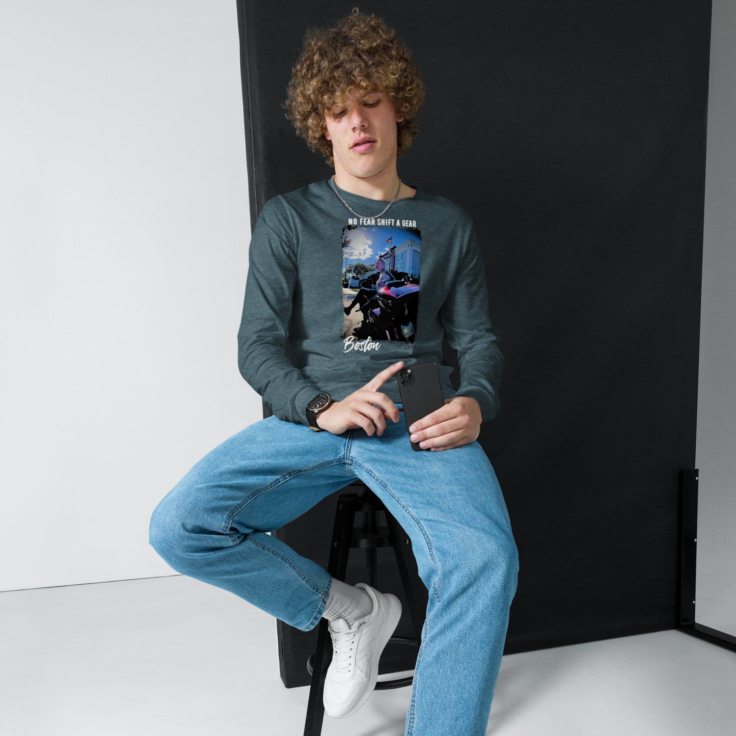 No Fear "Boston" Unisex Long Sleeve Tee - LeMack