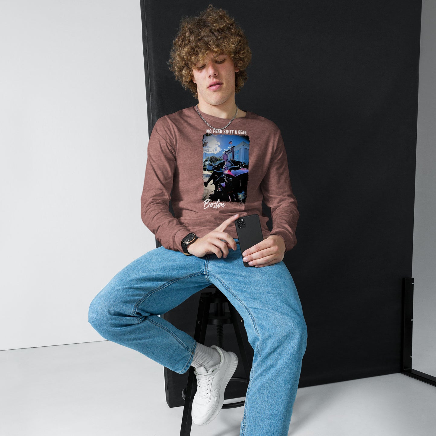 No Fear "Boston" Unisex Long Sleeve Tee - LeMack