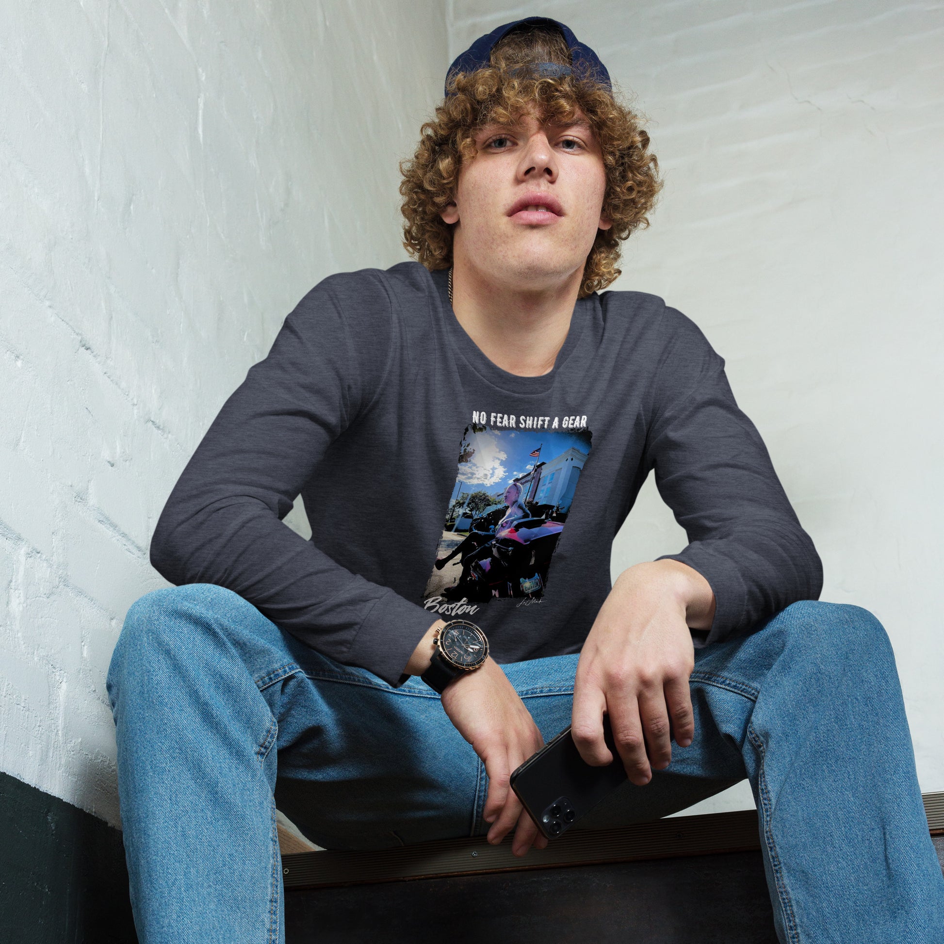 No Fear "Boston" Unisex Long Sleeve Tee - LeMack