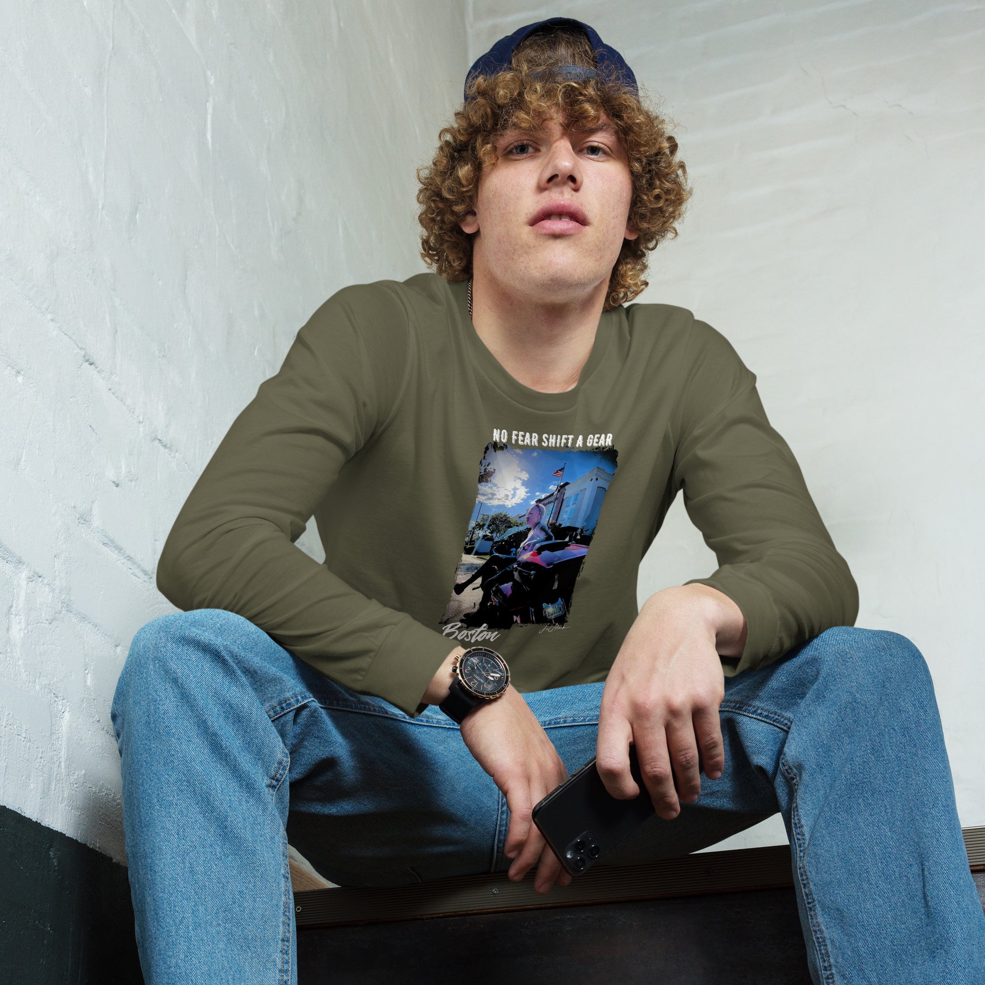 No Fear "Boston" Unisex Long Sleeve Tee - LeMack