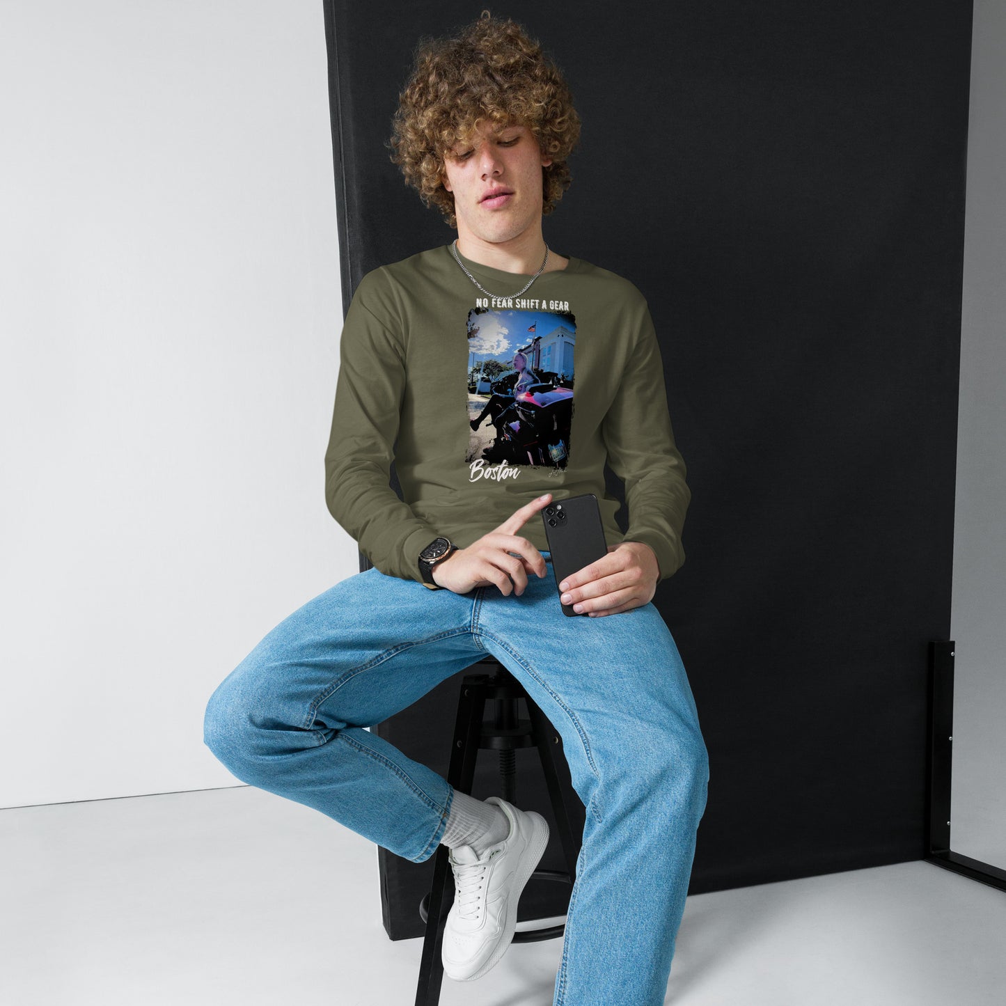 No Fear "Boston" Unisex Long Sleeve Tee - LeMack