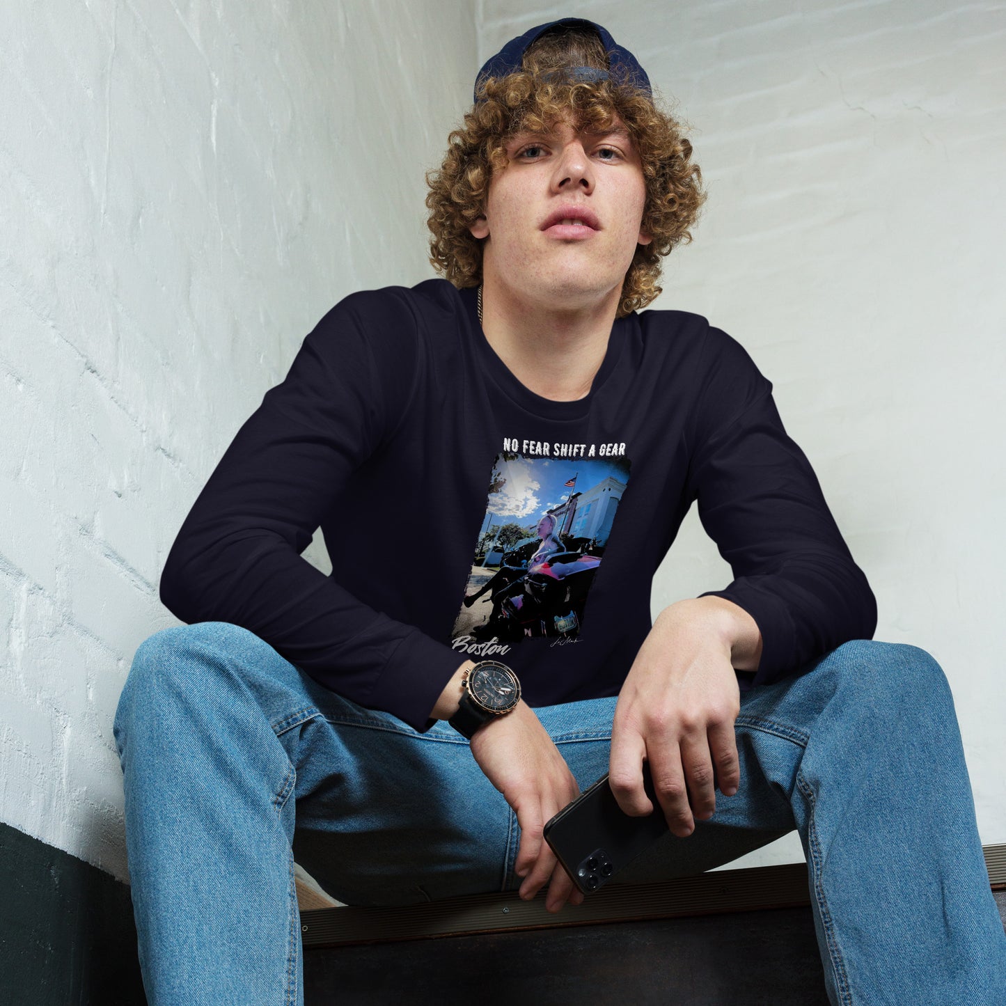 No Fear "Boston" Unisex Long Sleeve Tee - LeMack