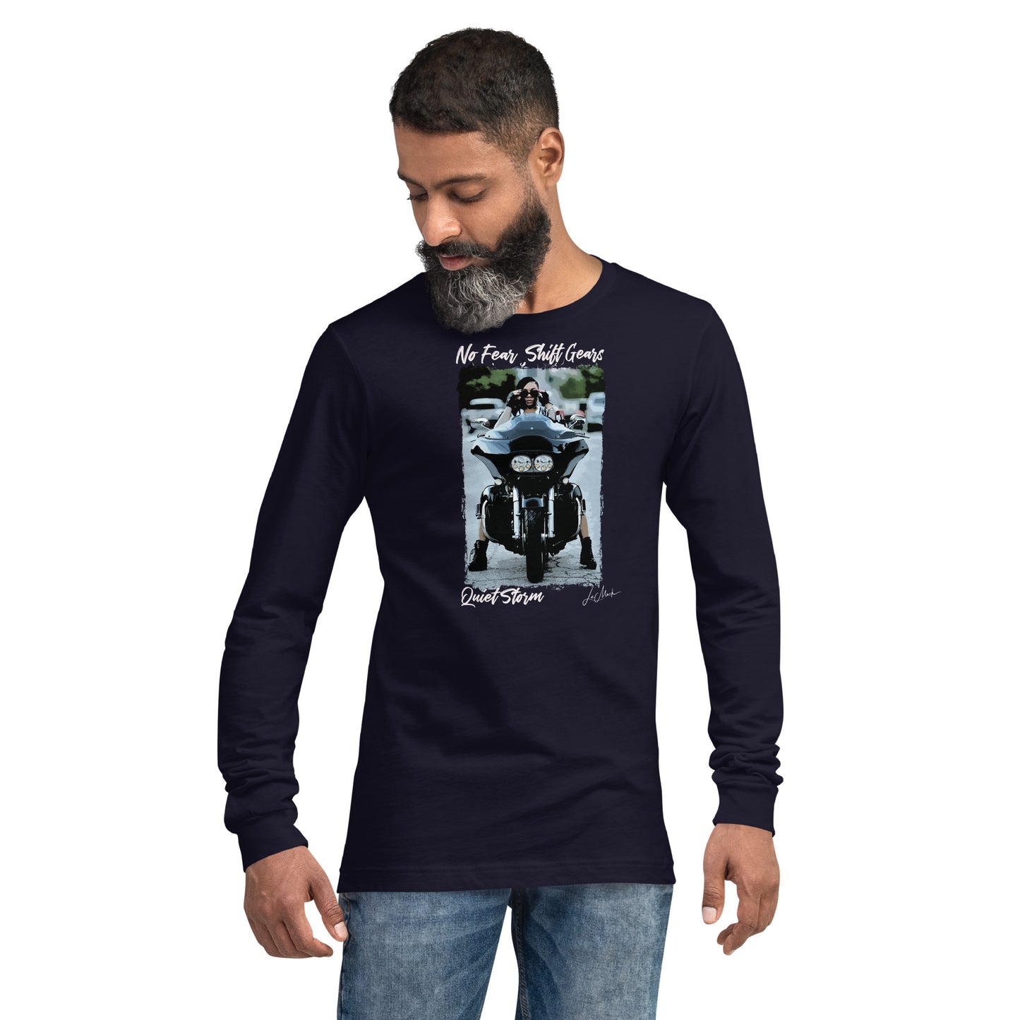 No Fear "Quiet Storm" Unisex Long Sleeve Tee - LeMack