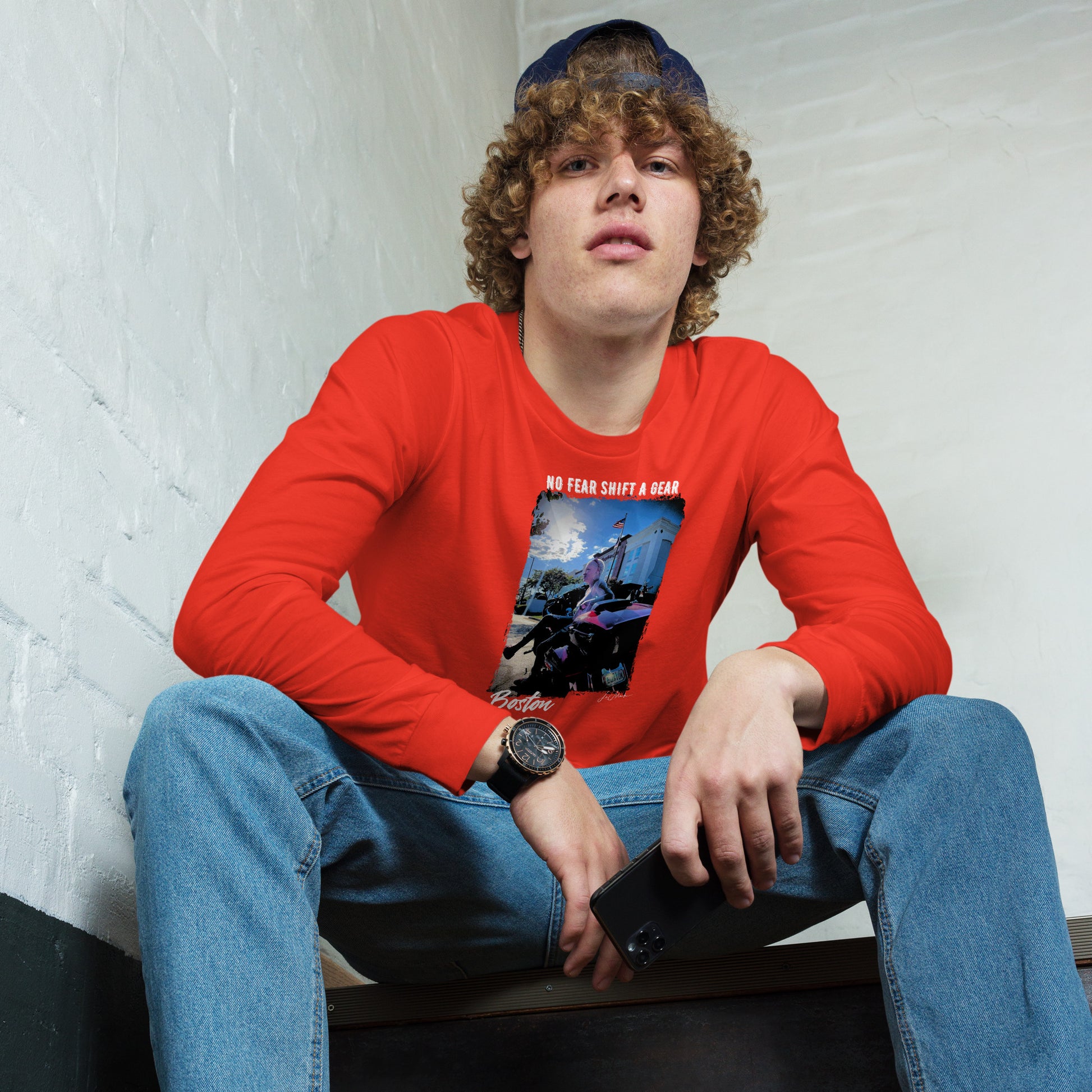 No Fear "Boston" Unisex Long Sleeve Tee - LeMack