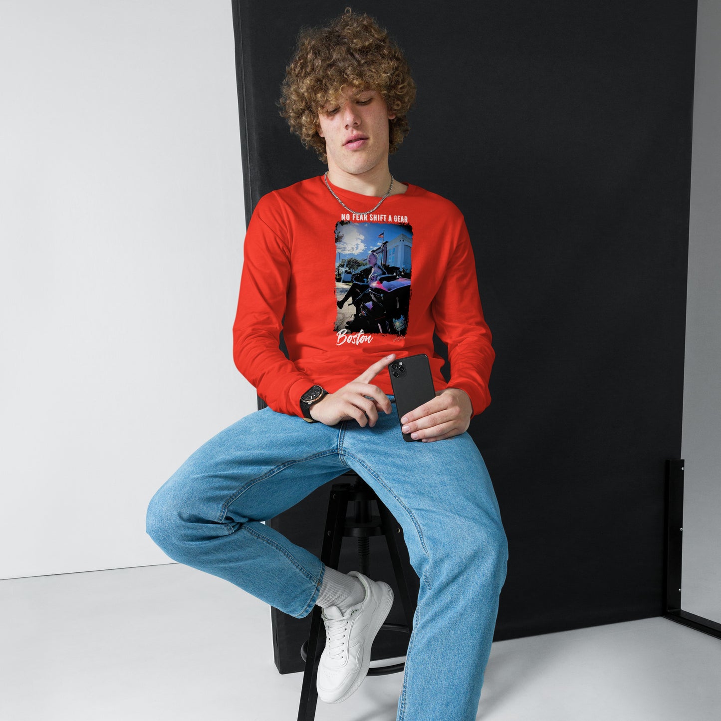 No Fear "Boston" Unisex Long Sleeve Tee - LeMack