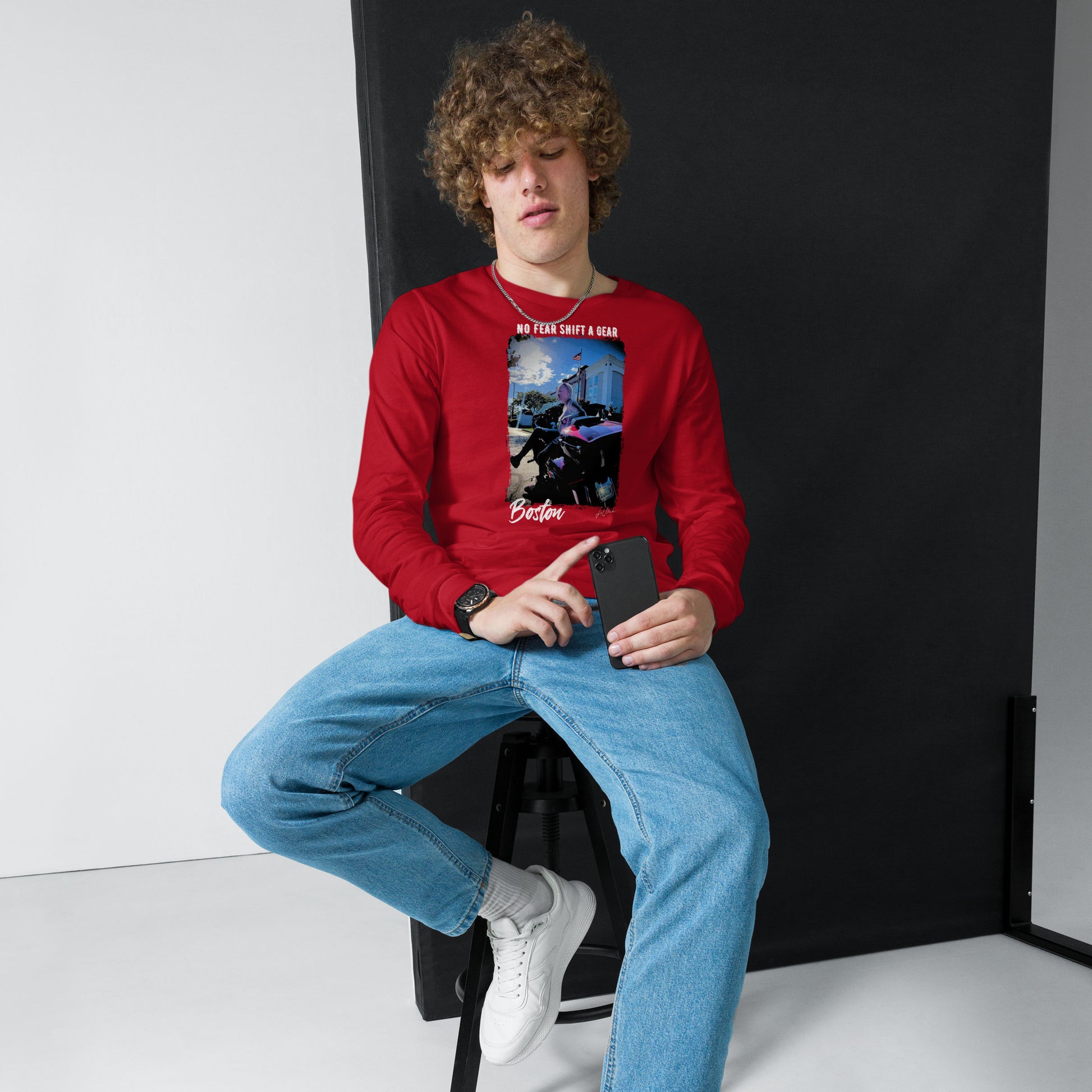 No Fear "Boston" Unisex Long Sleeve Tee - LeMack