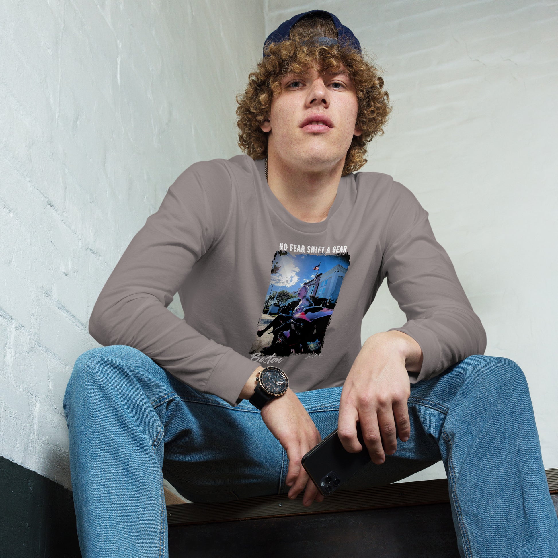No Fear "Boston" Unisex Long Sleeve Tee - LeMack