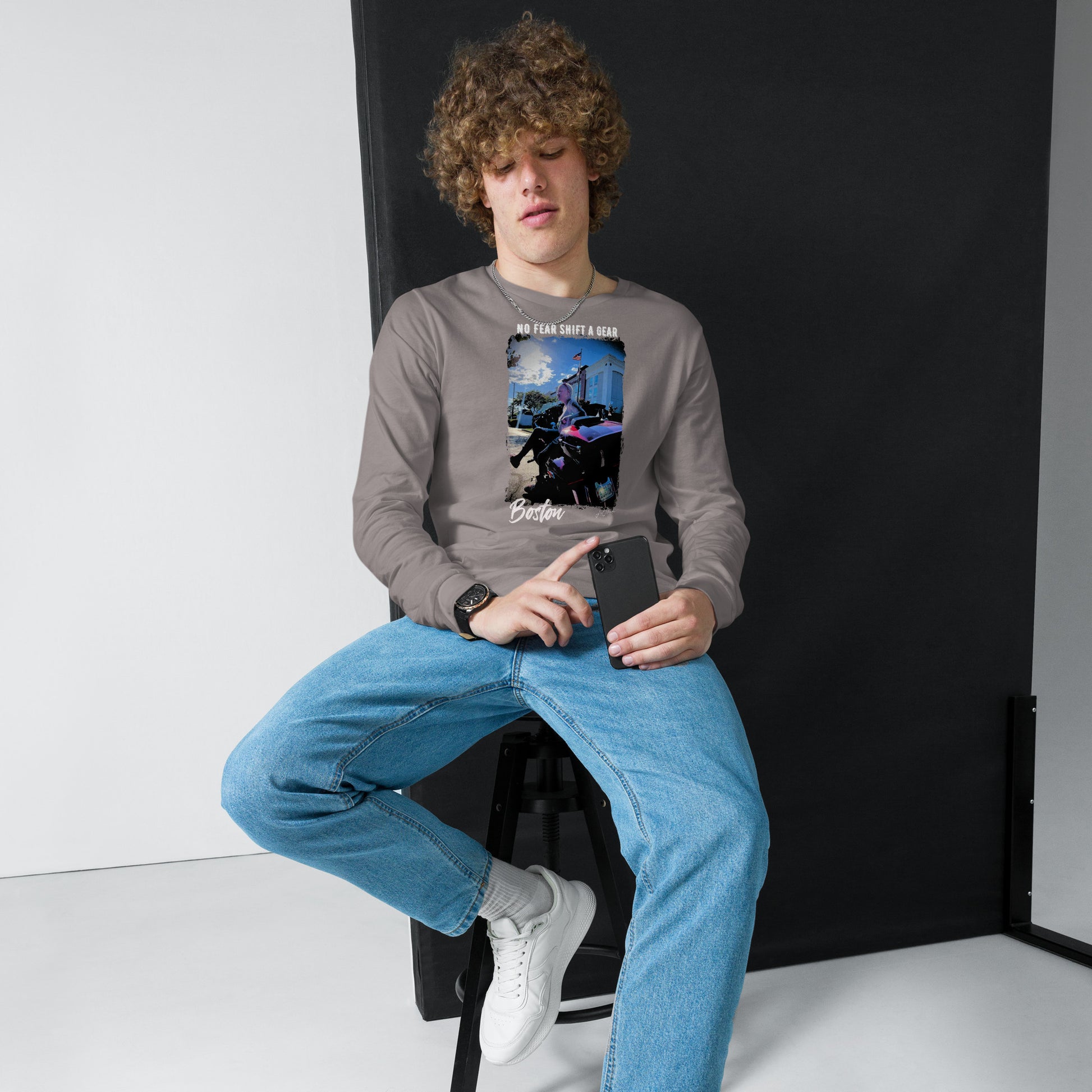 No Fear "Boston" Unisex Long Sleeve Tee - LeMack