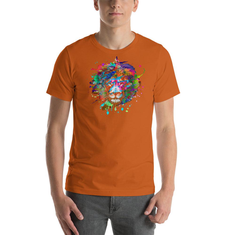Short-Sleeve Unisex Lion T-Shirt - LeMack