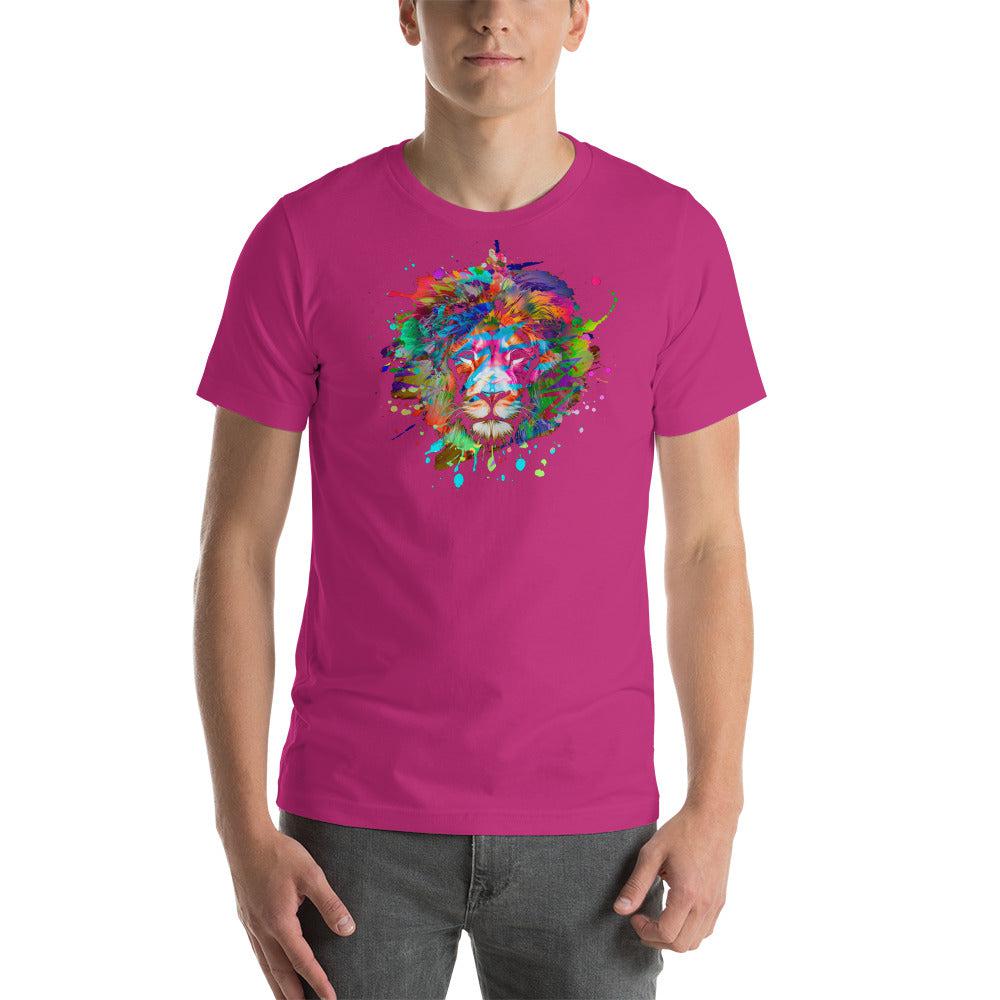 Short-Sleeve Unisex Lion T-Shirt - LeMack