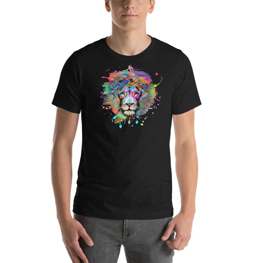 Short-Sleeve Unisex Lion T-Shirt - LeMack