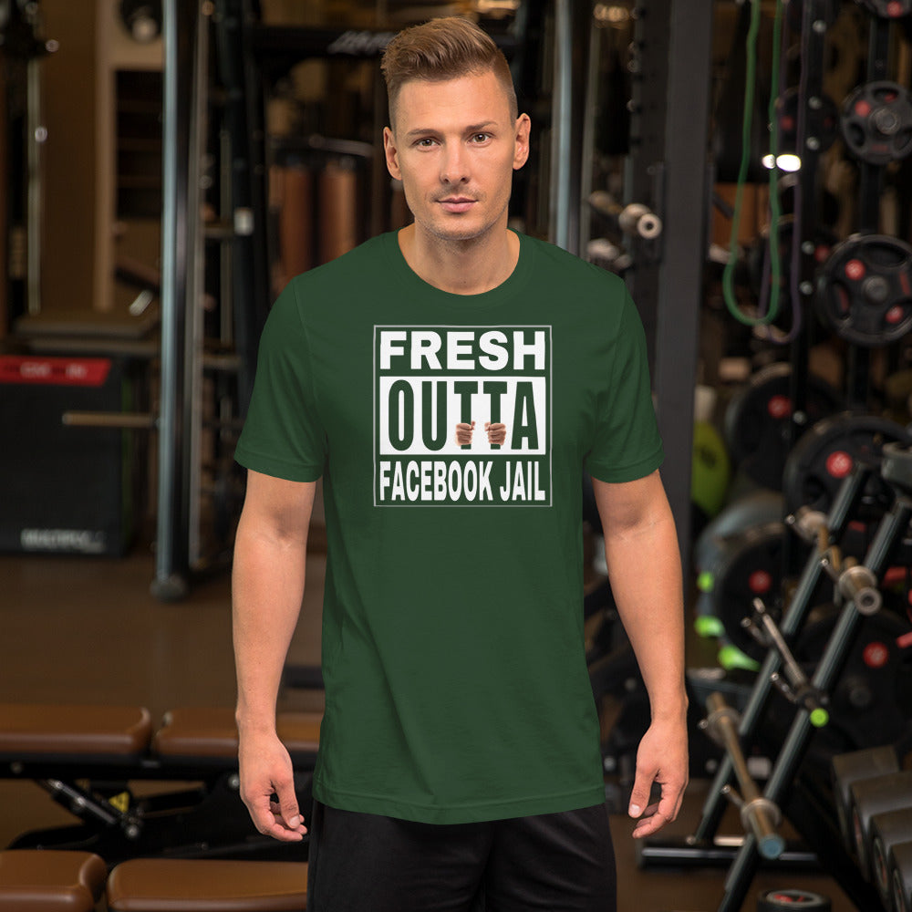 FaceBook Jail Short-Sleeve Unisex T-Shirt - LeMack