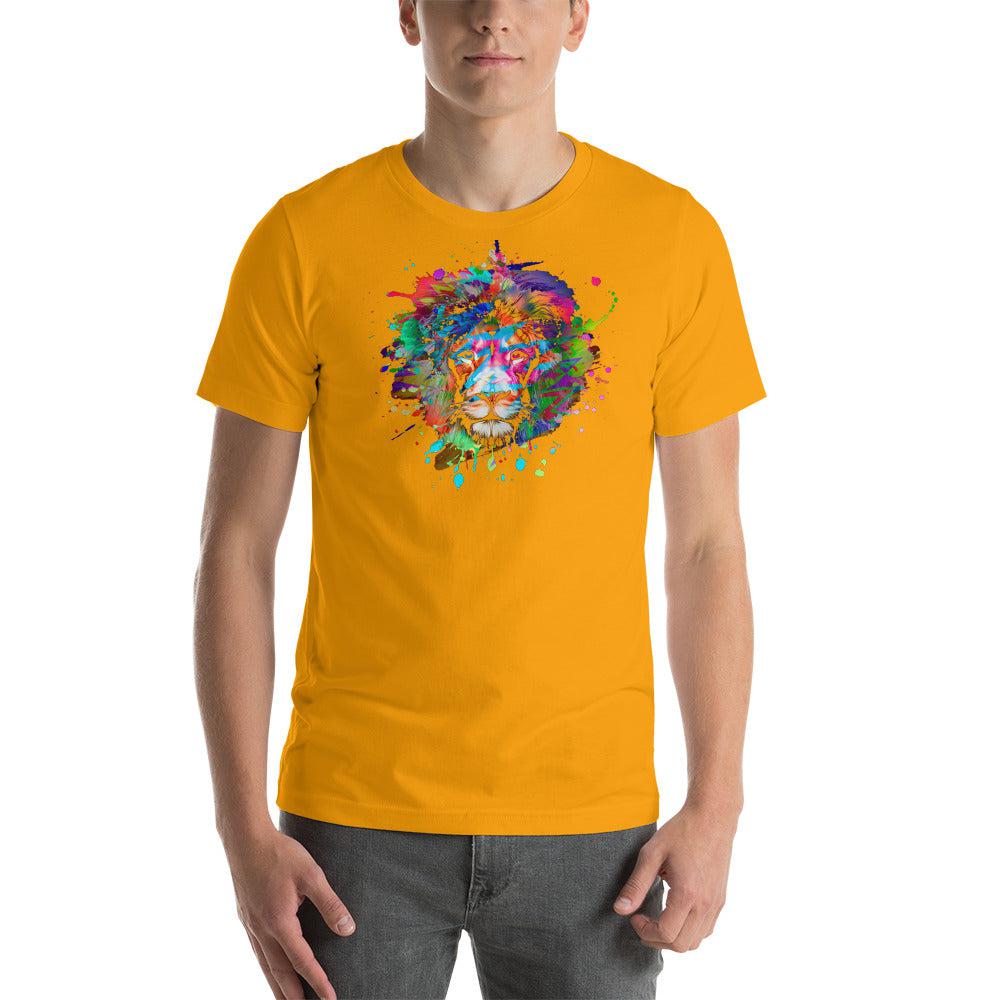 Short-Sleeve Unisex Lion T-Shirt - LeMack