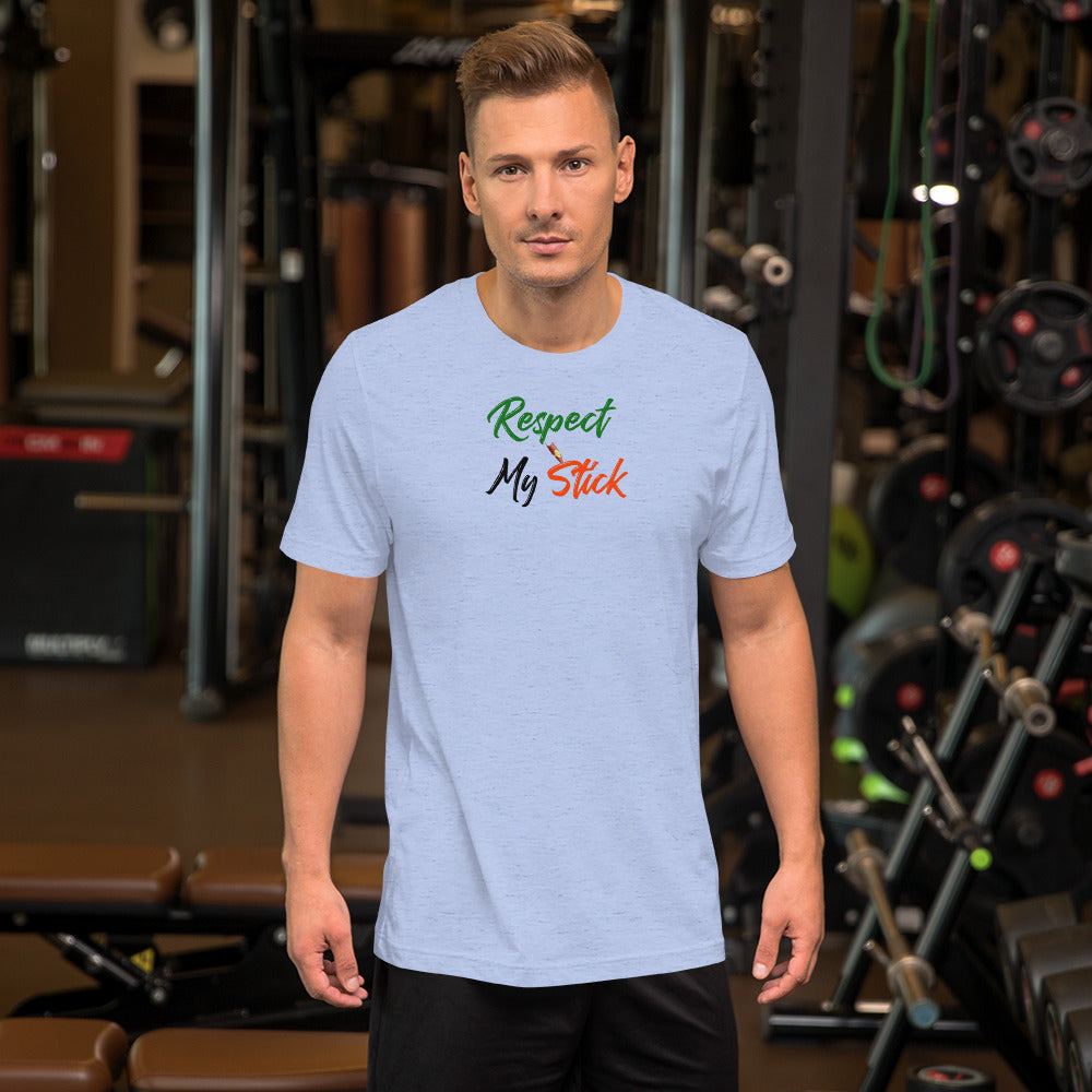 Respect My Stick Short-Sleeve Unisex T-Shirt - LeMack