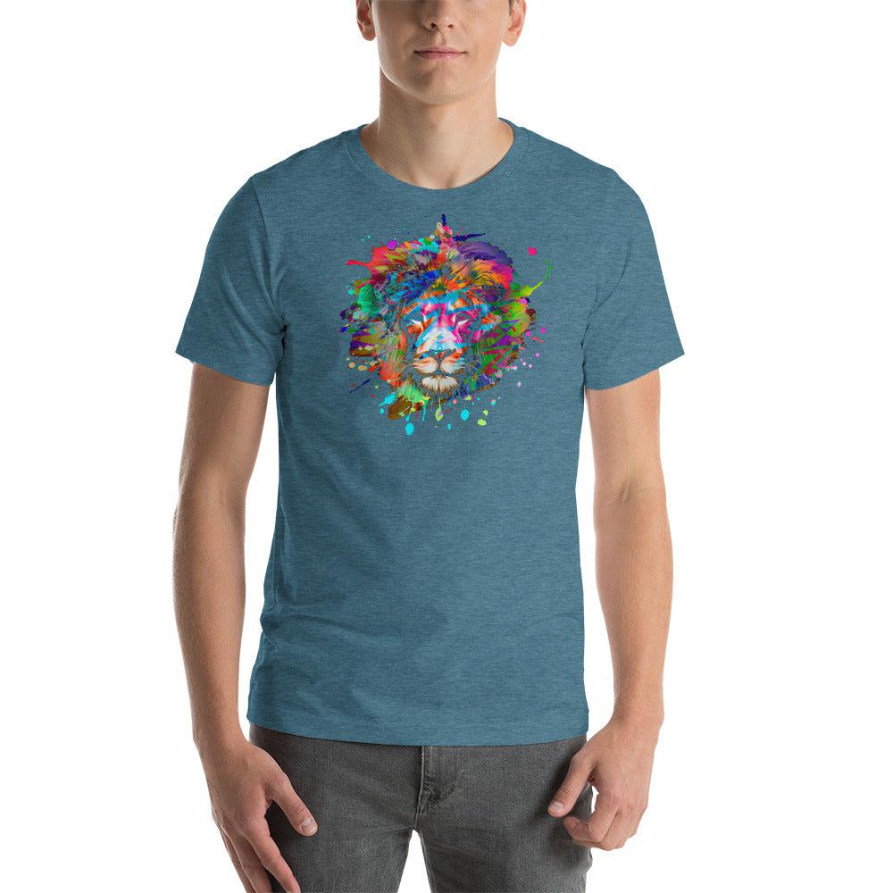 Short-Sleeve Unisex Lion T-Shirt - LeMack