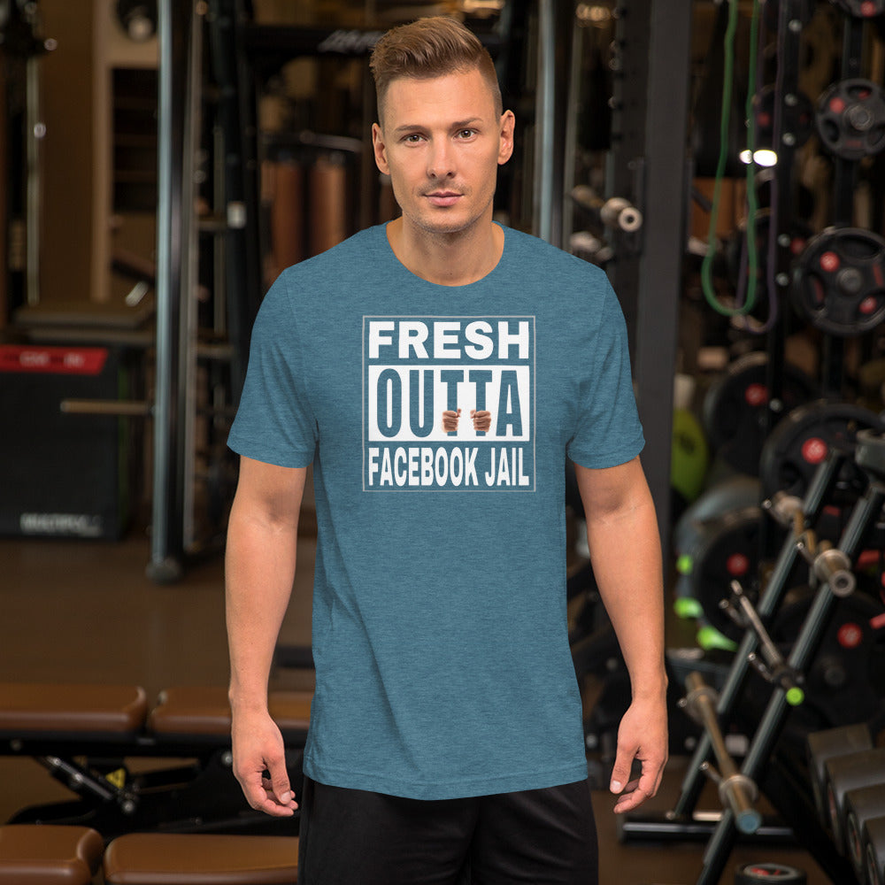 FaceBook Jail Short-Sleeve Unisex T-Shirt - LeMack