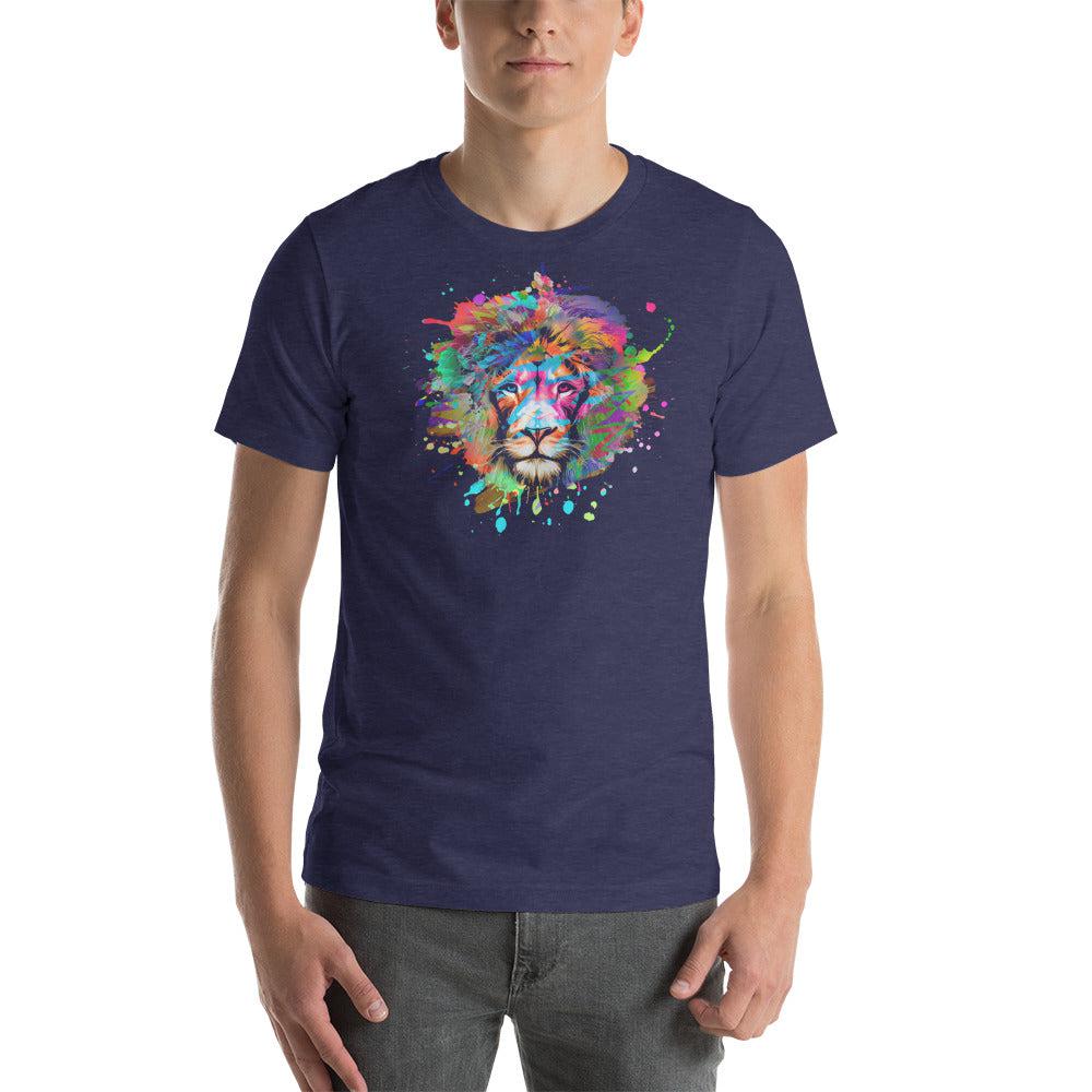 Short-Sleeve Unisex Lion T-Shirt - LeMack