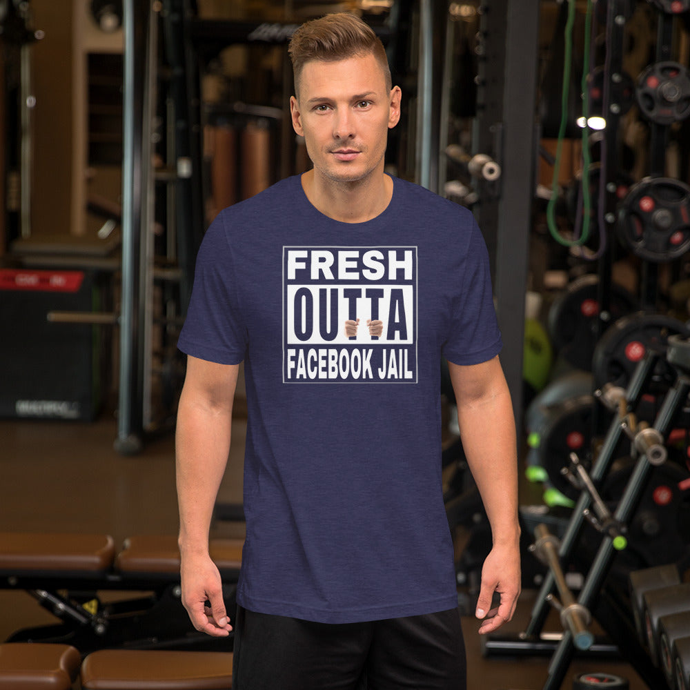 FaceBook Jail Short-Sleeve Unisex T-Shirt - LeMack