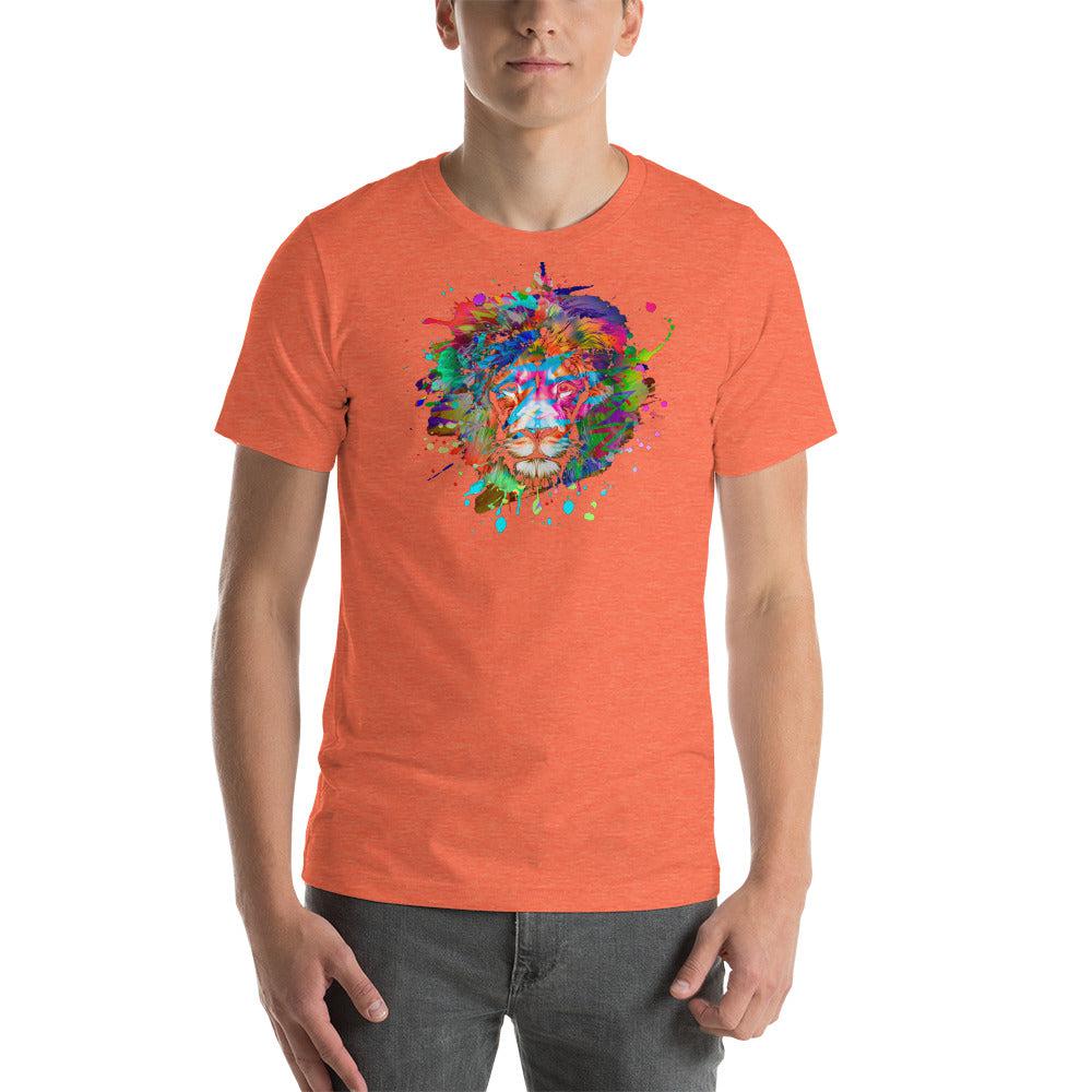 Short-Sleeve Unisex Lion T-Shirt - LeMack