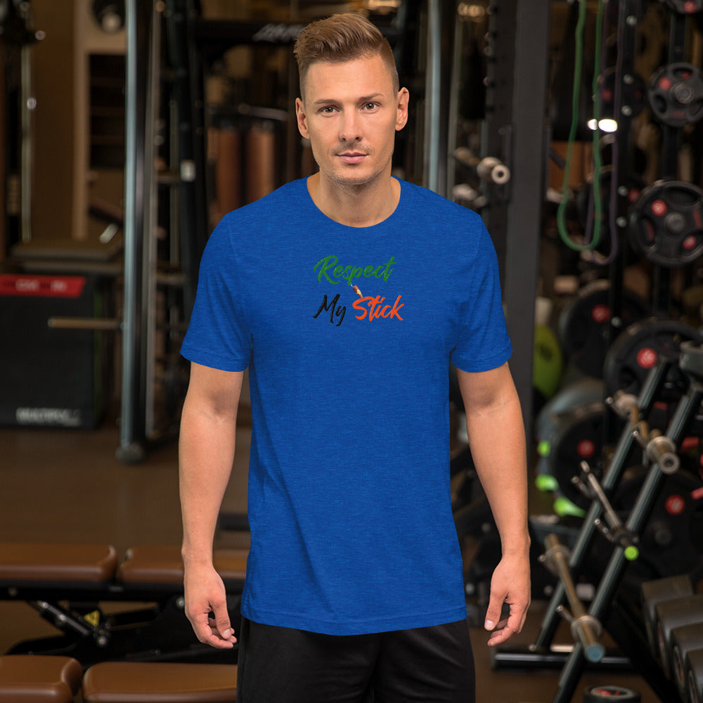 Respect My Stick Short-Sleeve Unisex T-Shirt - LeMack