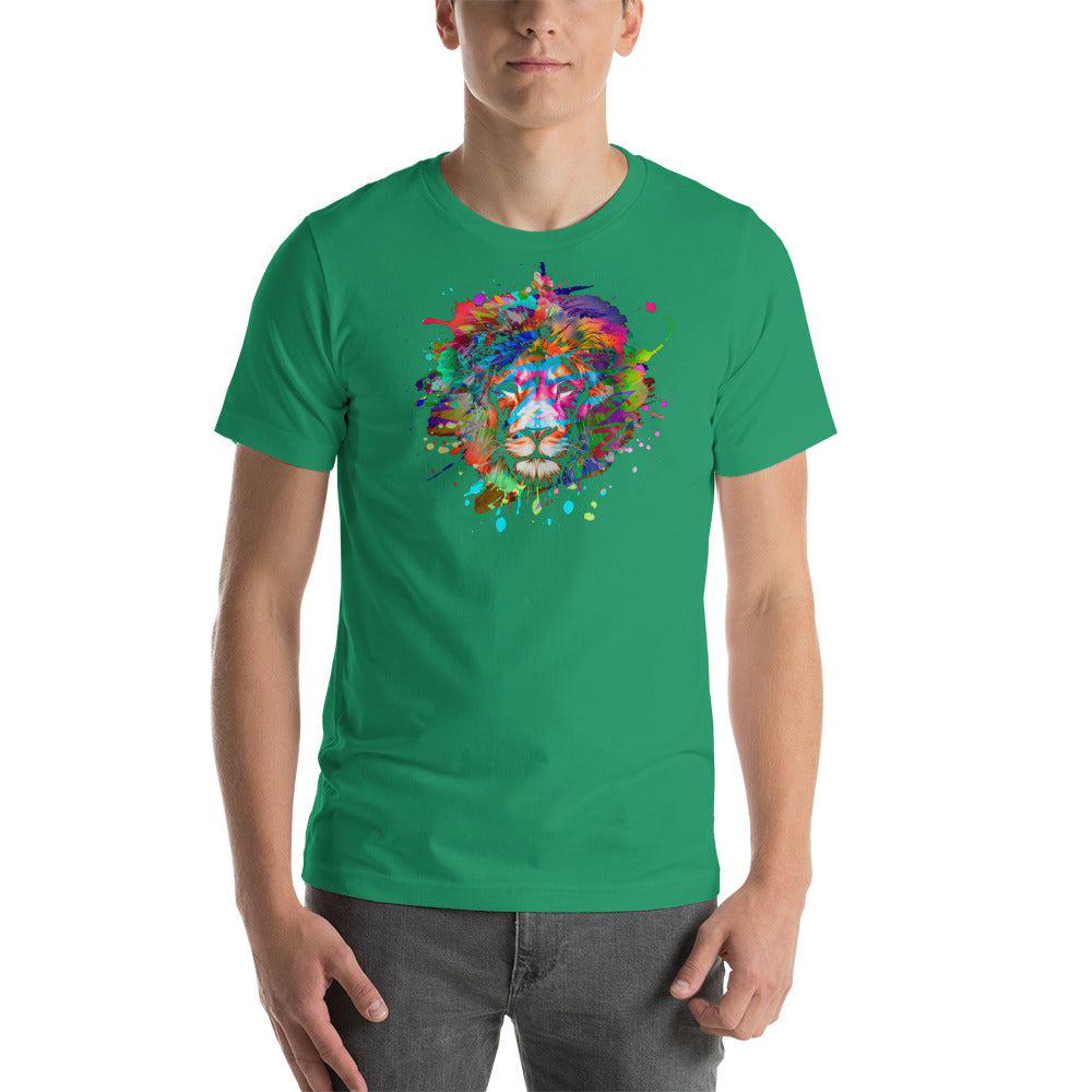Short-Sleeve Unisex Lion T-Shirt - LeMack