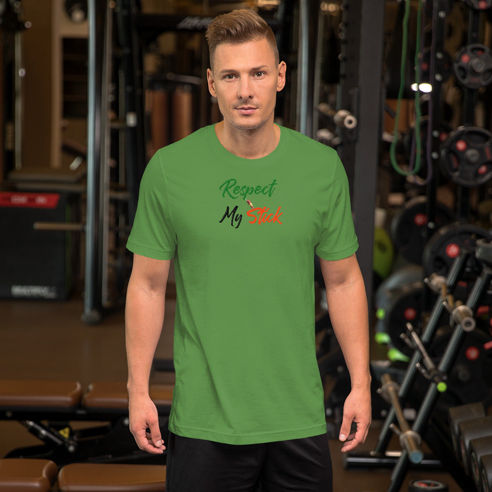 Respect My Stick Short-Sleeve Unisex T-Shirt - LeMack