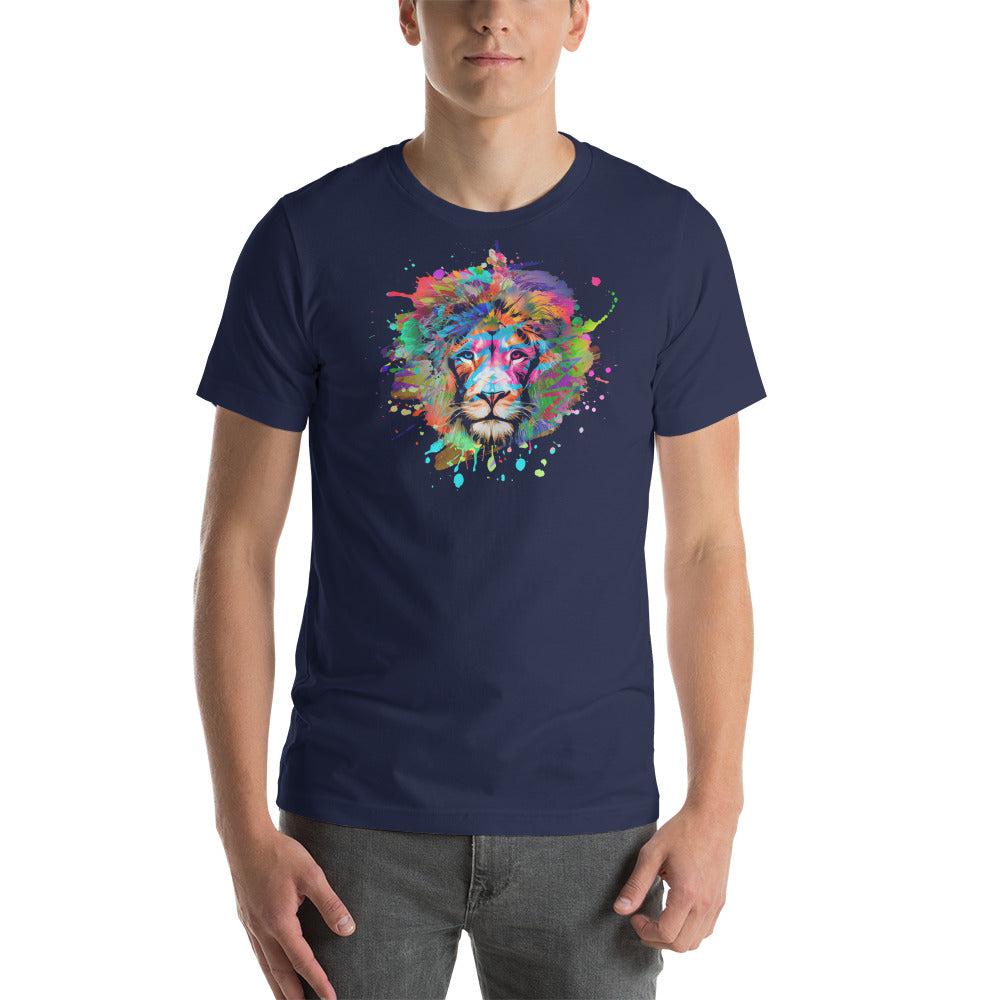 Short-Sleeve Unisex Lion T-Shirt - LeMack