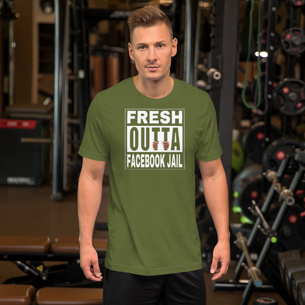FaceBook Jail Short-Sleeve Unisex T-Shirt - LeMack