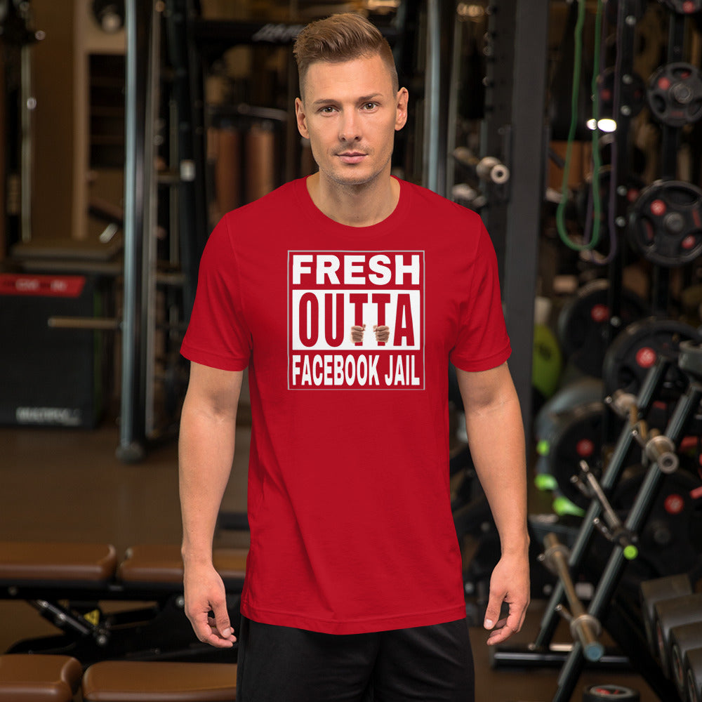 FaceBook Jail Short-Sleeve Unisex T-Shirt - LeMack