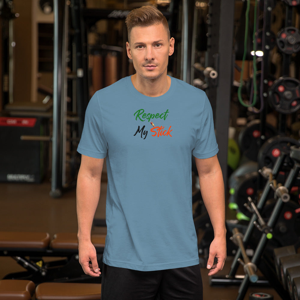 Respect My Stick Short-Sleeve Unisex T-Shirt - LeMack